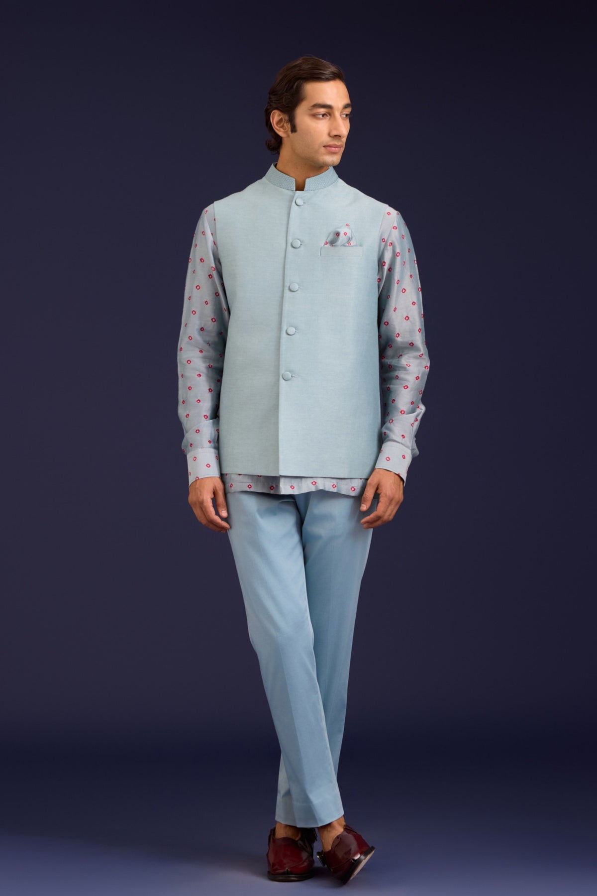 Light Blue Bundi Set