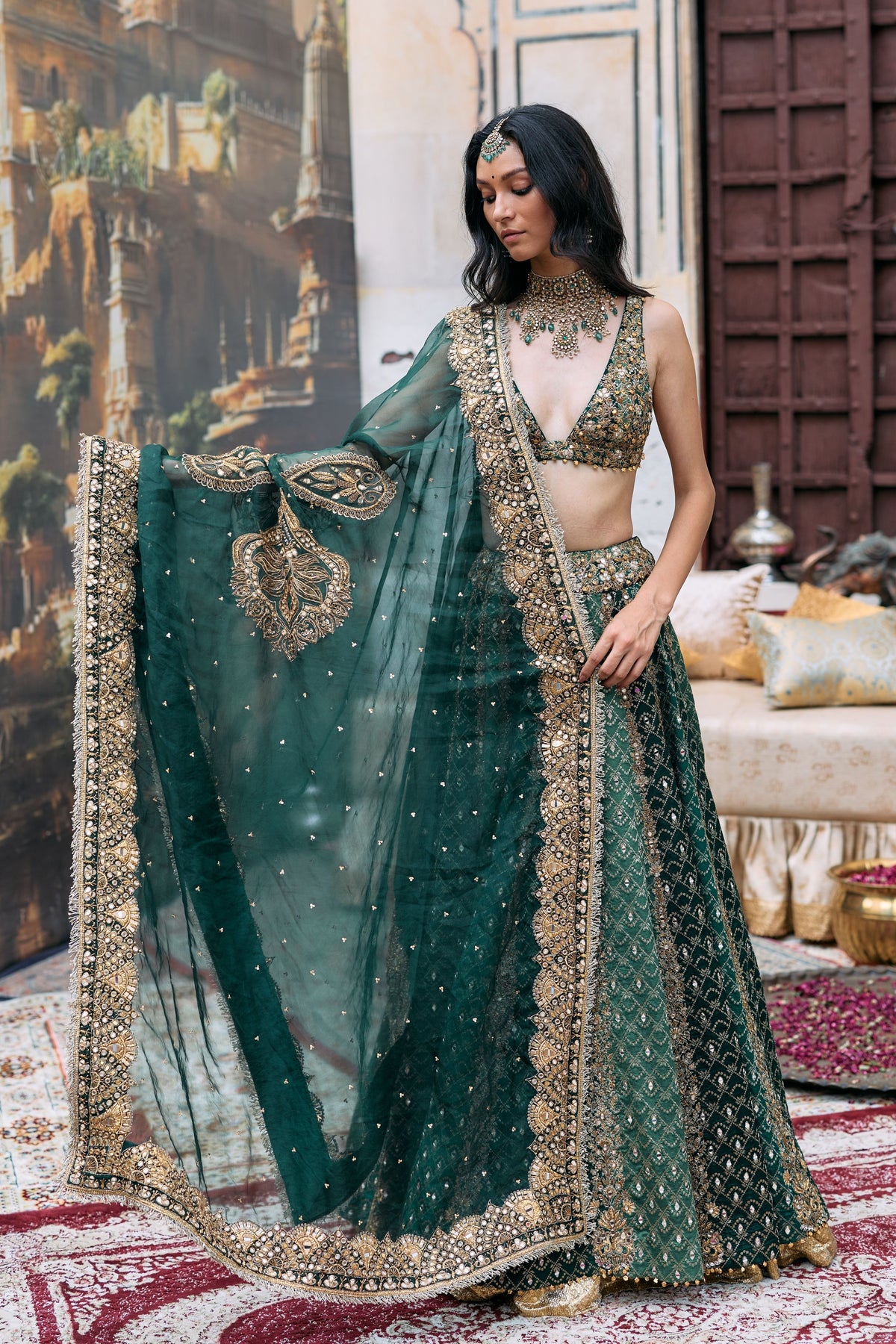 Vaidurya Lehenga Set