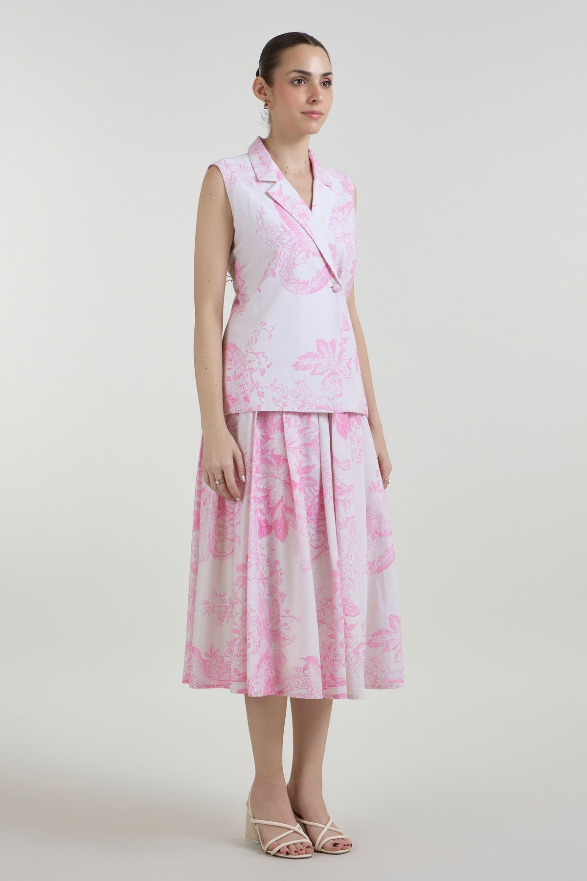 Rosia Blazer Skirt Set