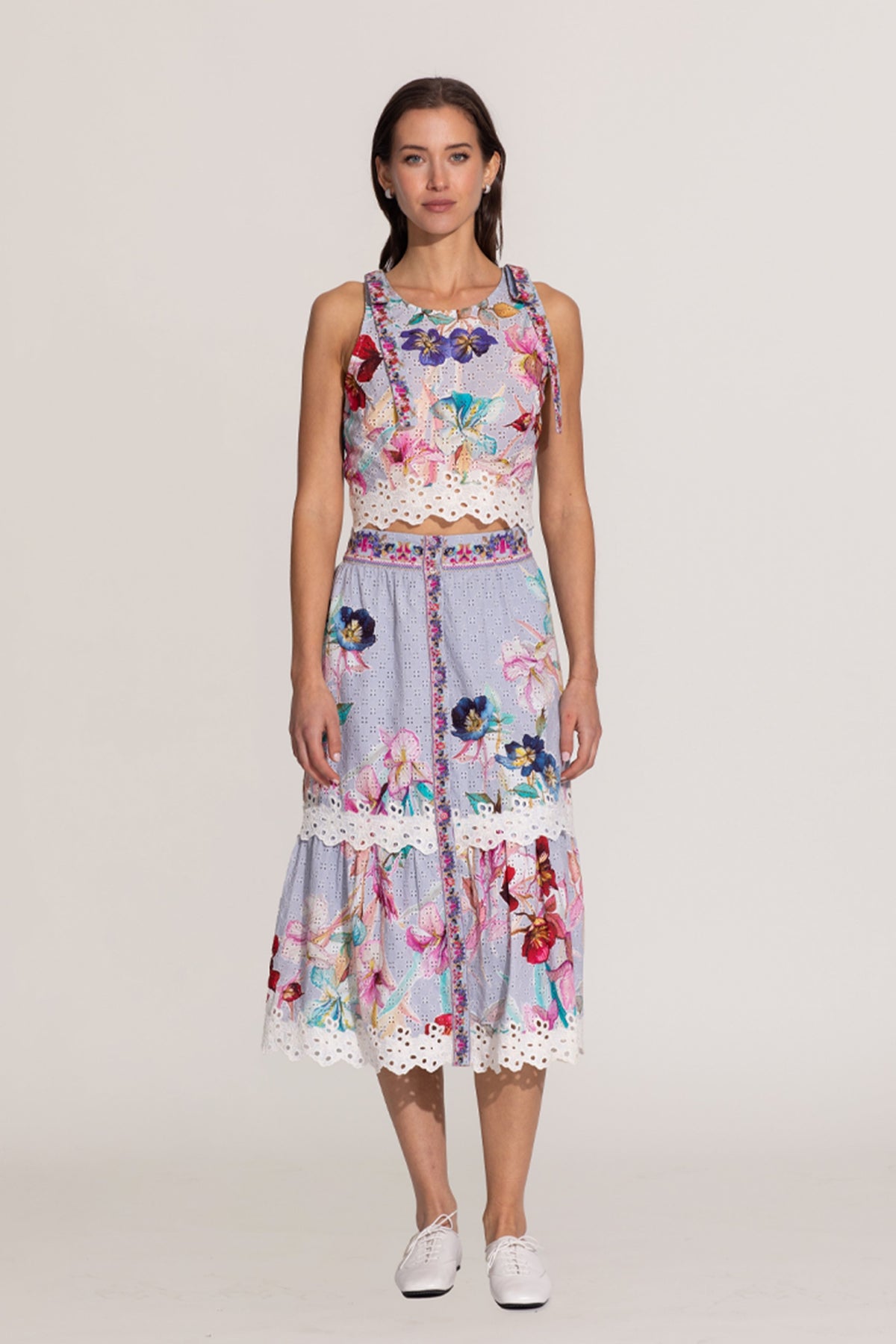 Zimi Halter Skirt Set