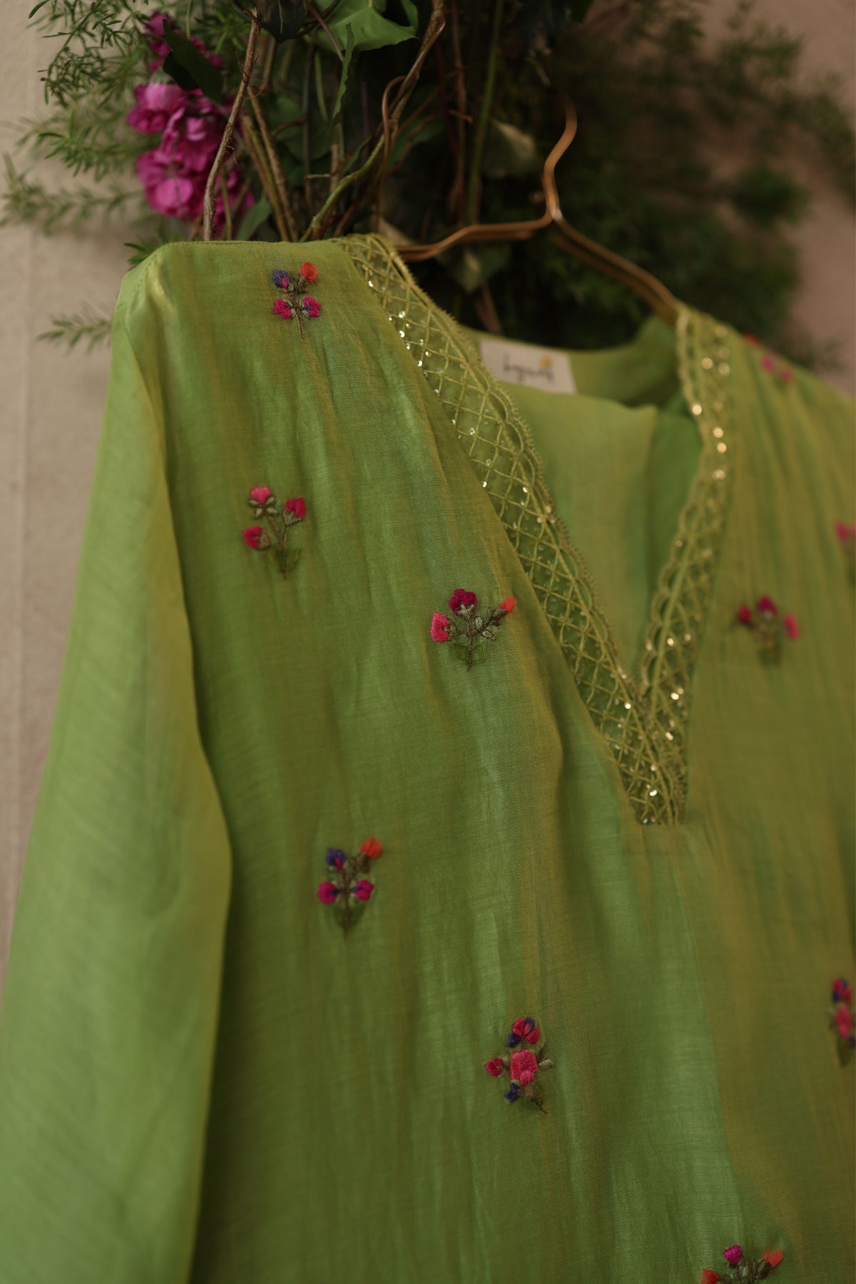 Zeya Green Kurta Set