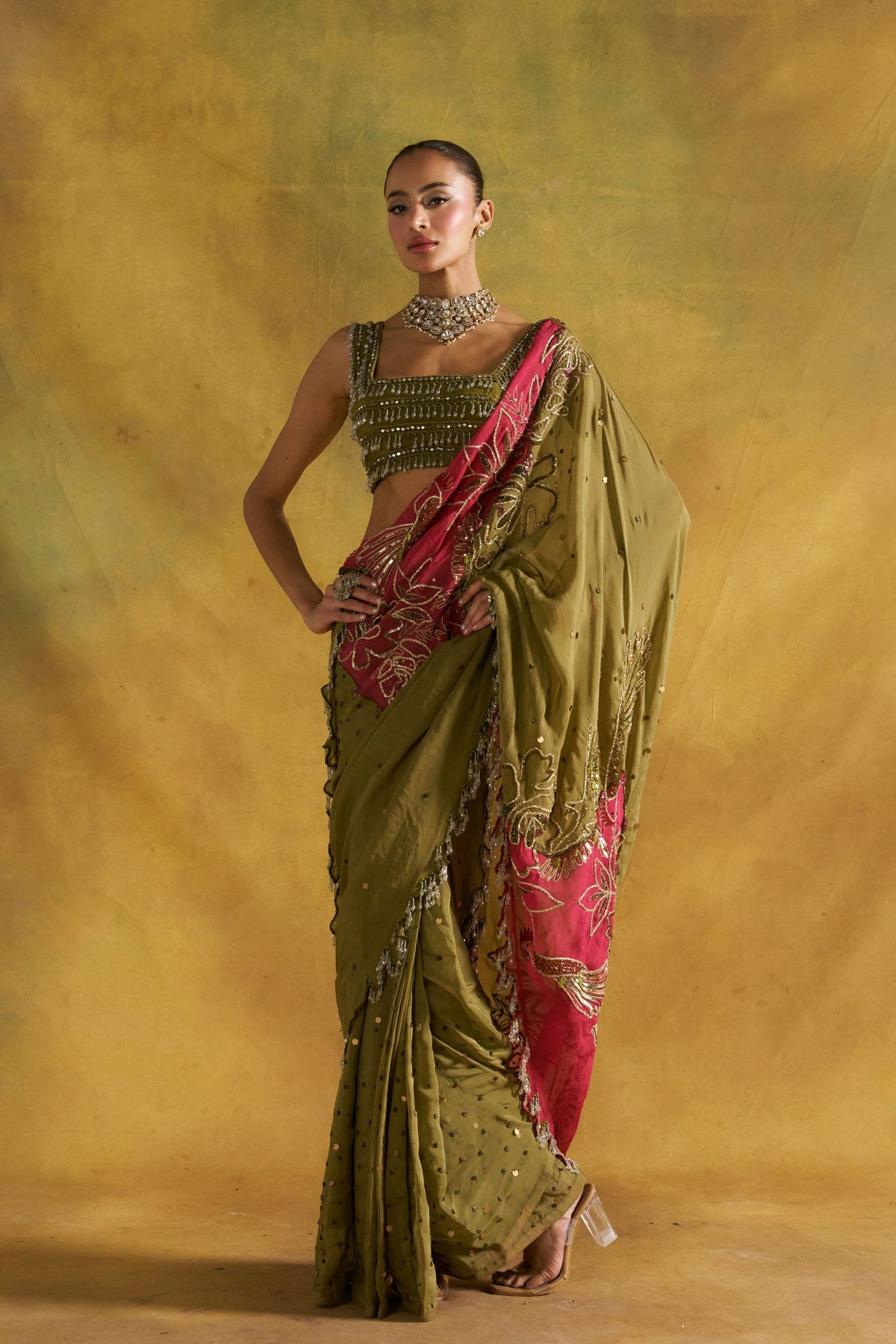 Janejaan Saree Set