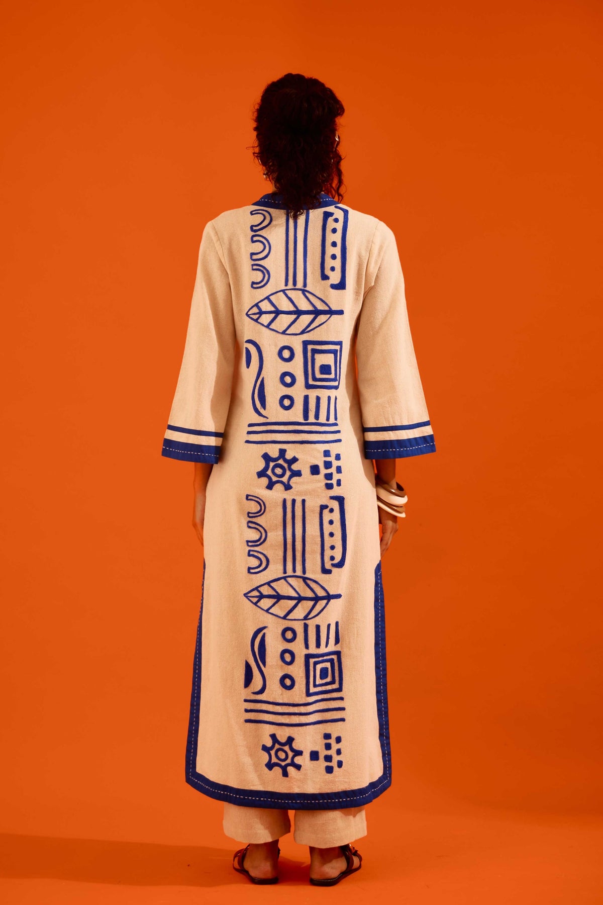 Natural Jute Kurta Set