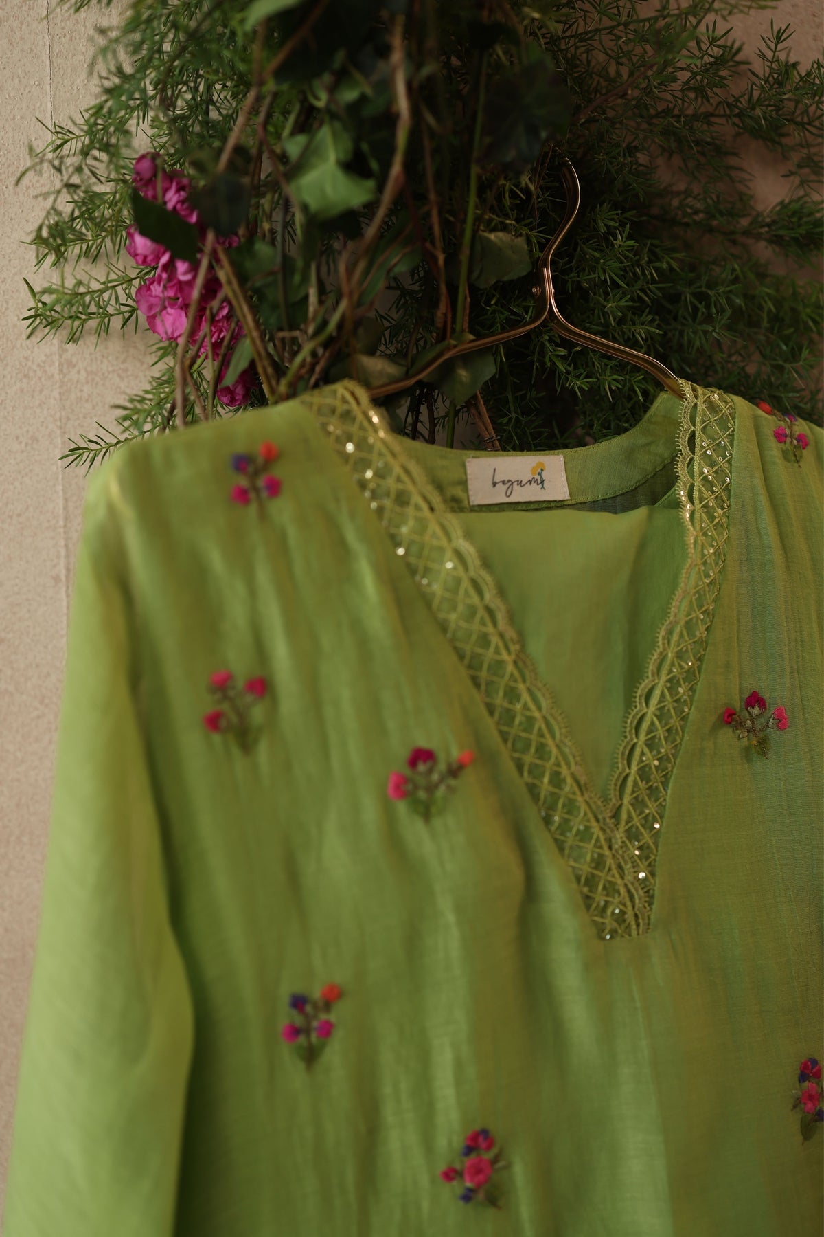 Zeya Green Kurta Set