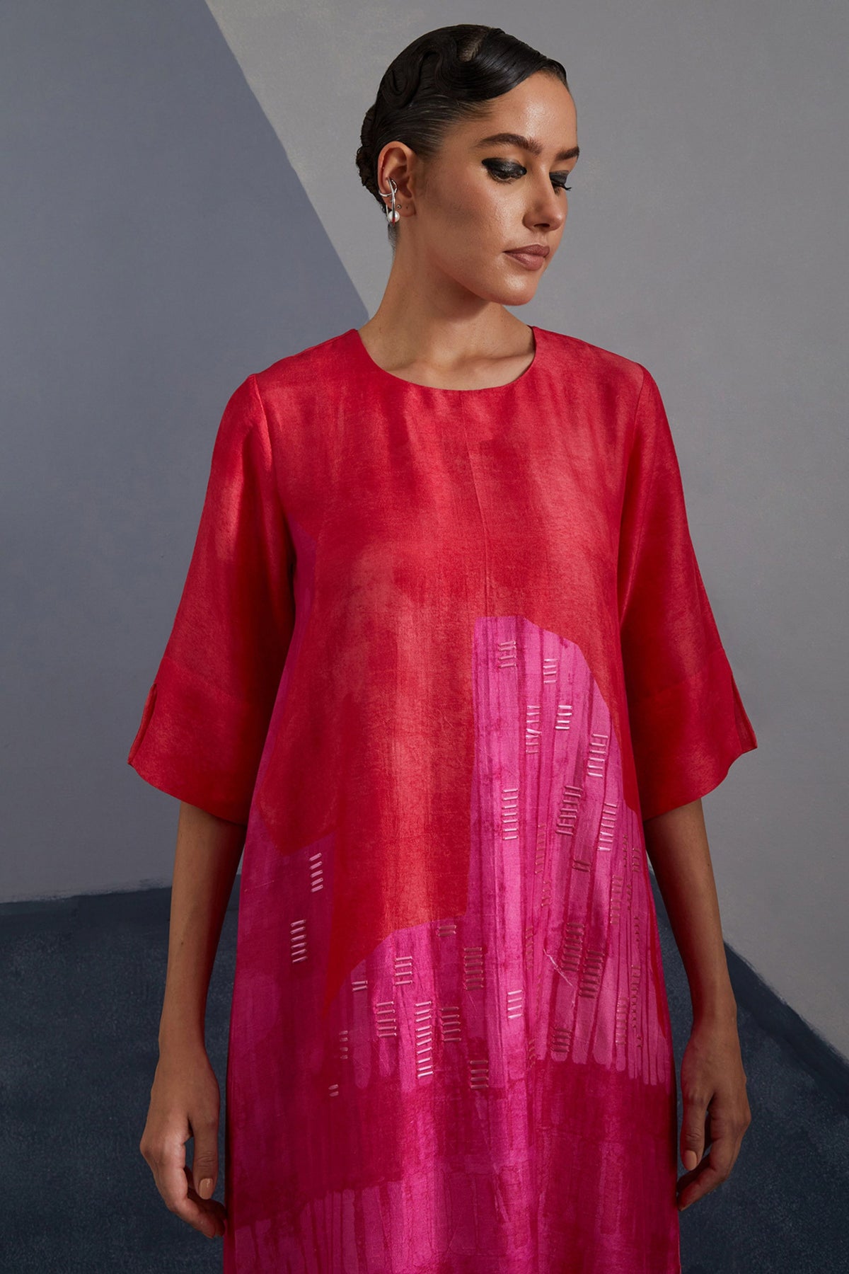 Omen Vermilion Kurta Set