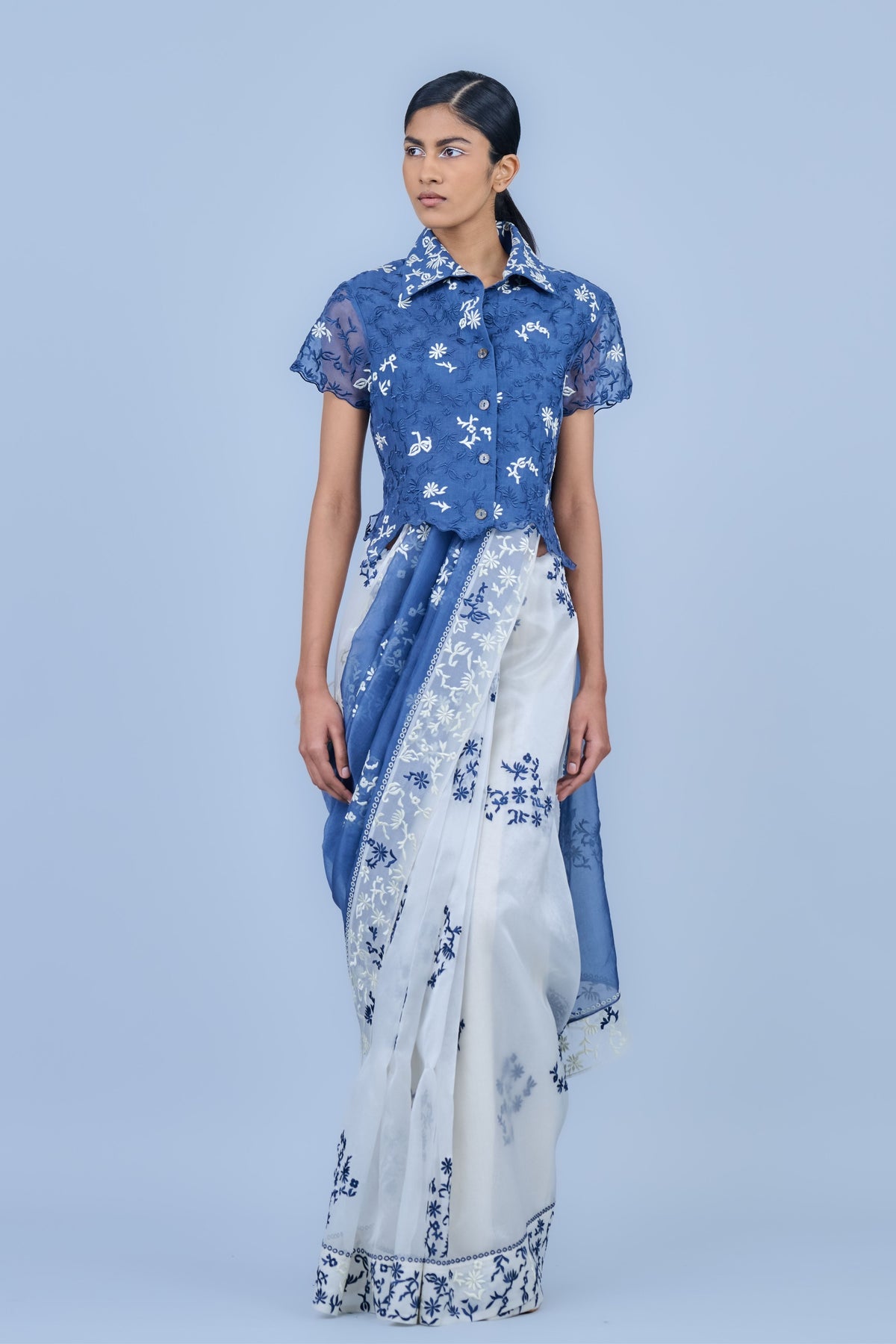 Threadwork Silk Organza Jacket