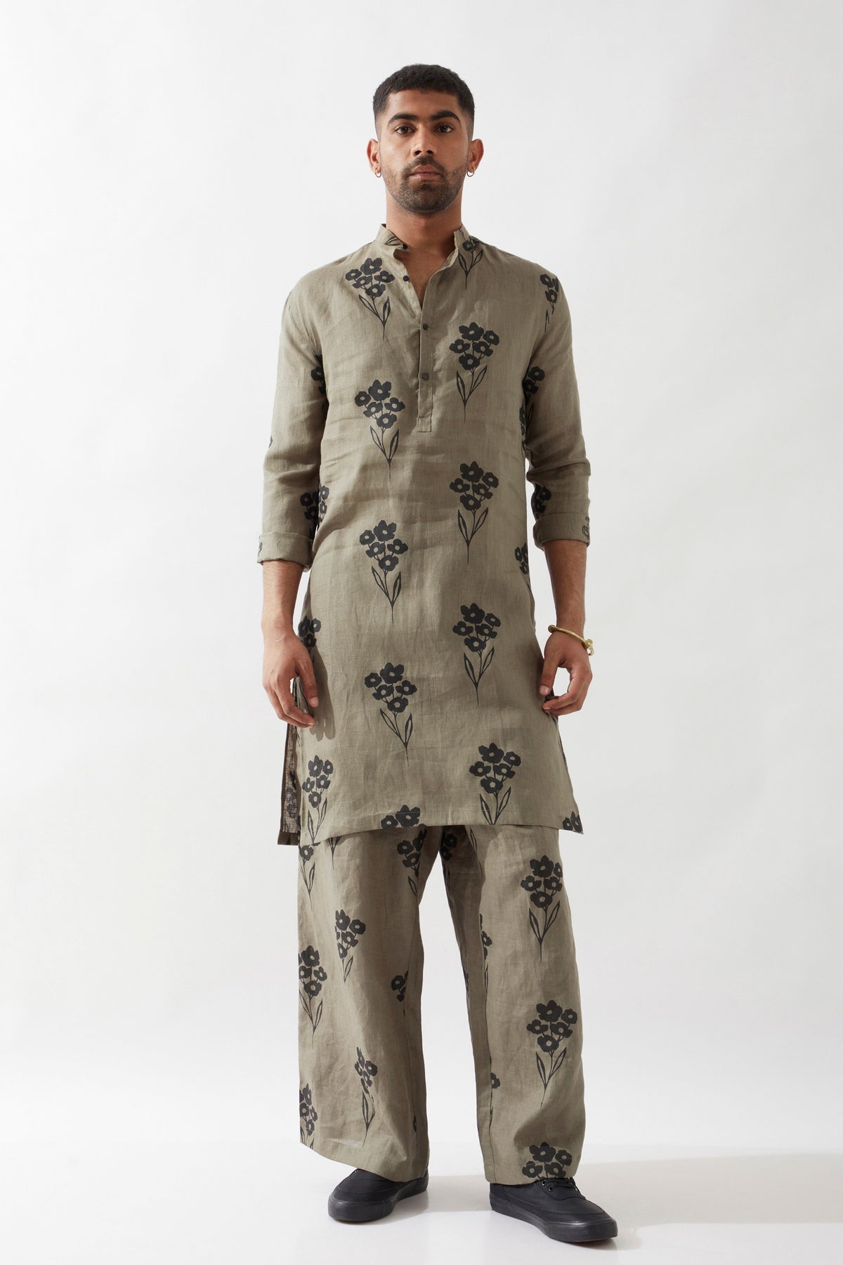 Zayn Farm Olive Kurta Set
