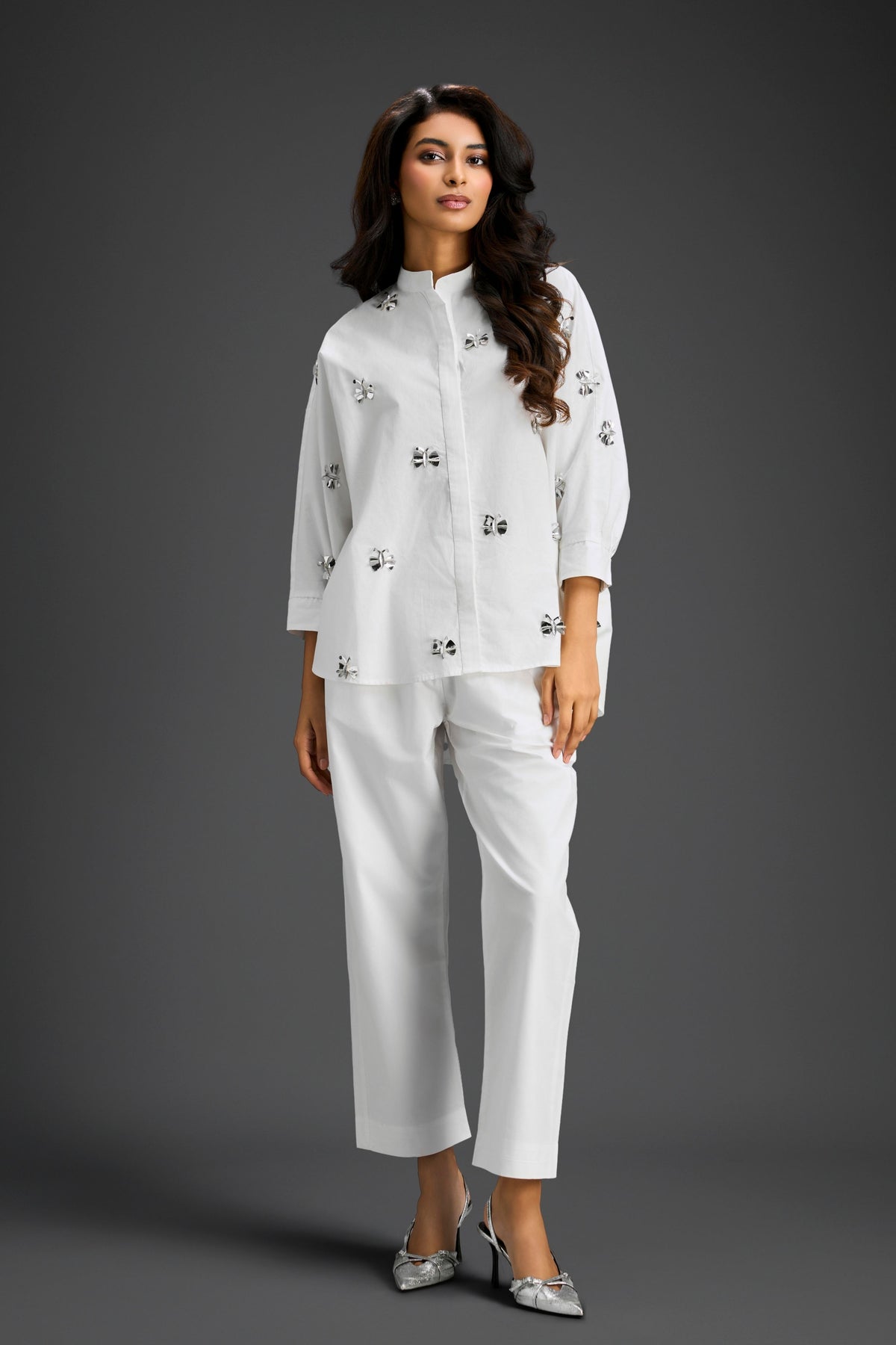 White Cotton Co-ord Set