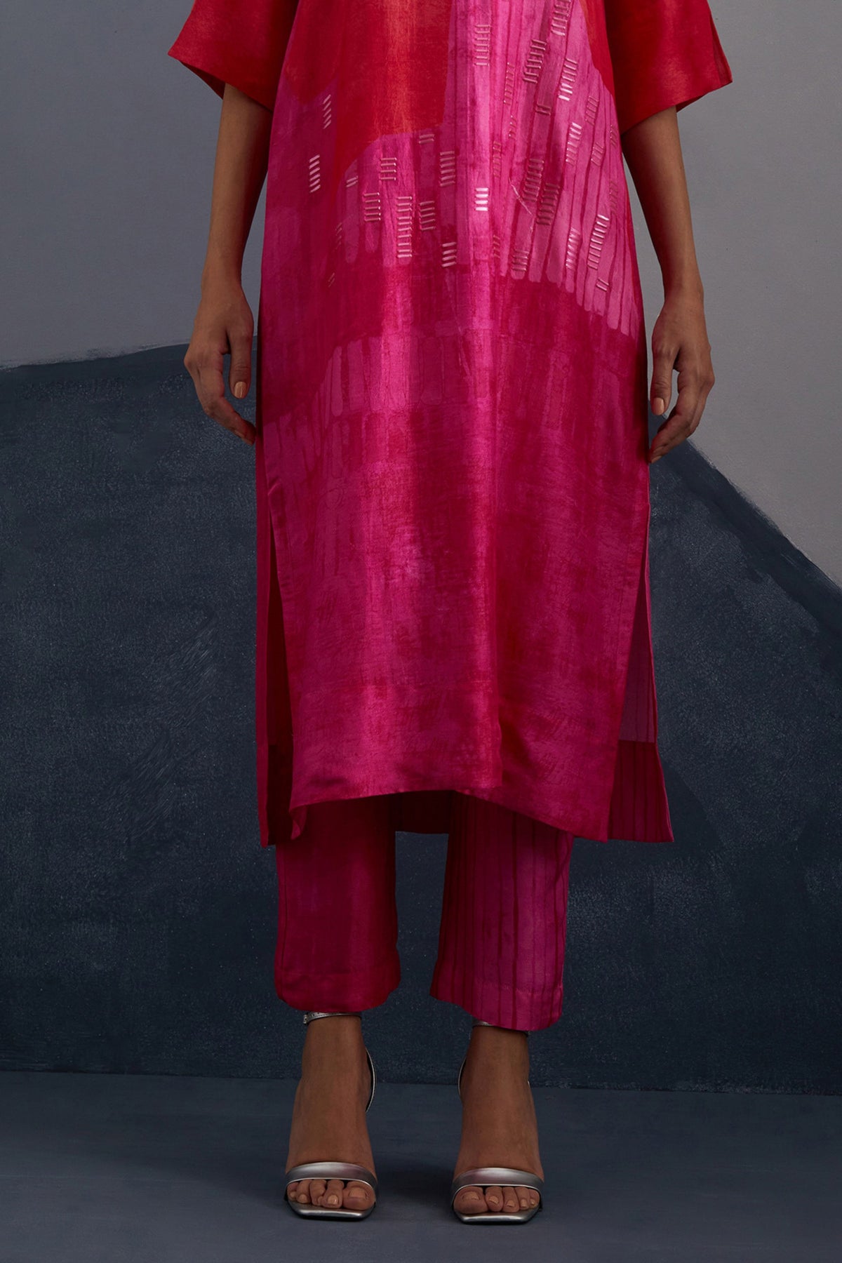 Omen Vermilion Kurta Set
