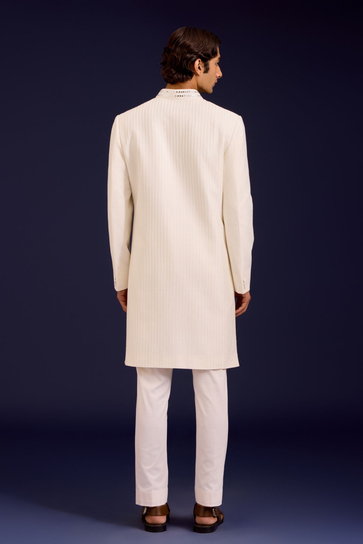 Ivory Sherwani Set