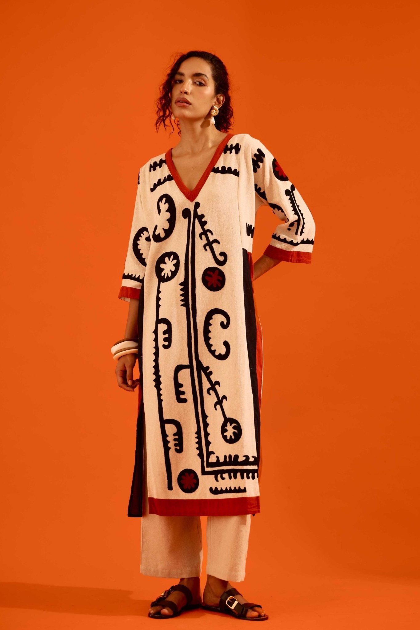 Multi Color Kurta Set - Indian Summer Story - Elahe