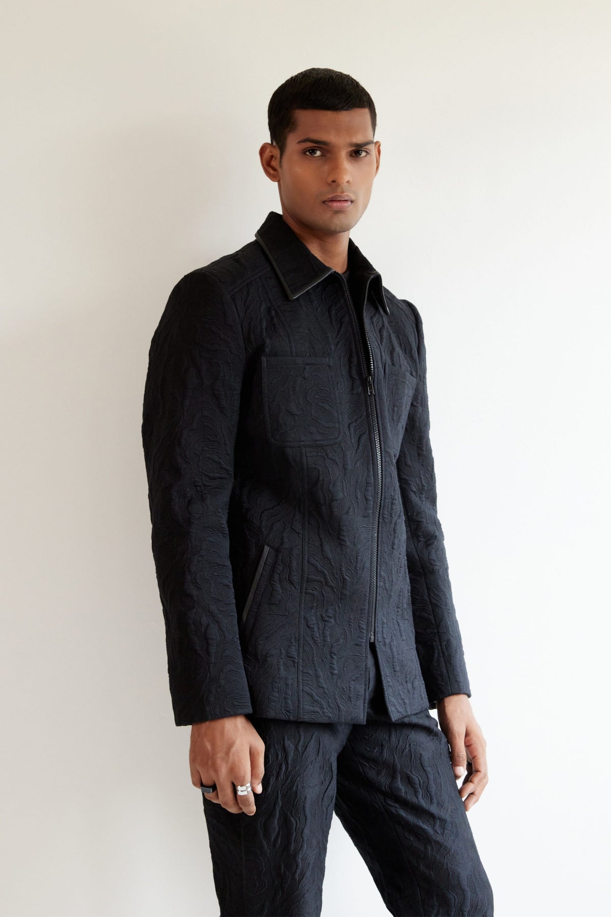 Infinity Quilt Zipper Jacket