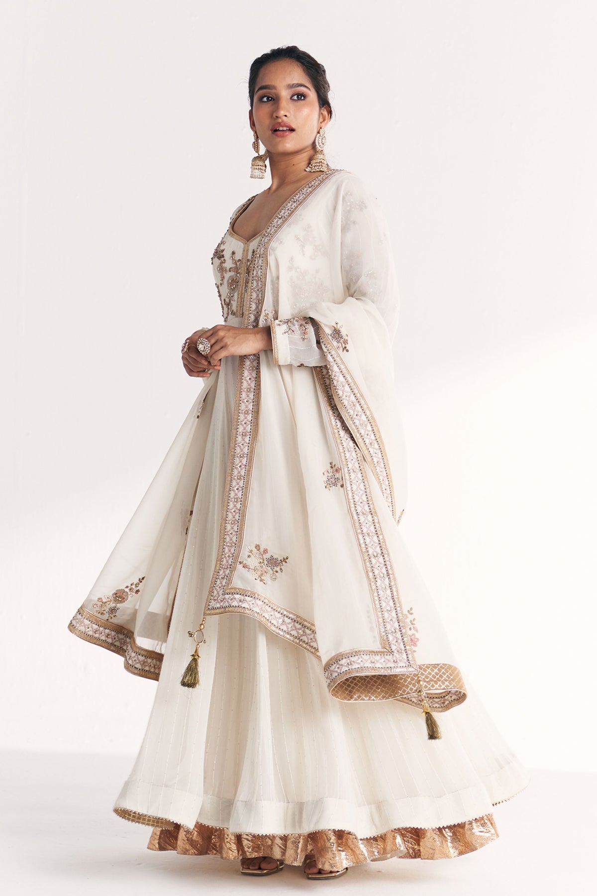 Kaushiki Ivory Anarkali