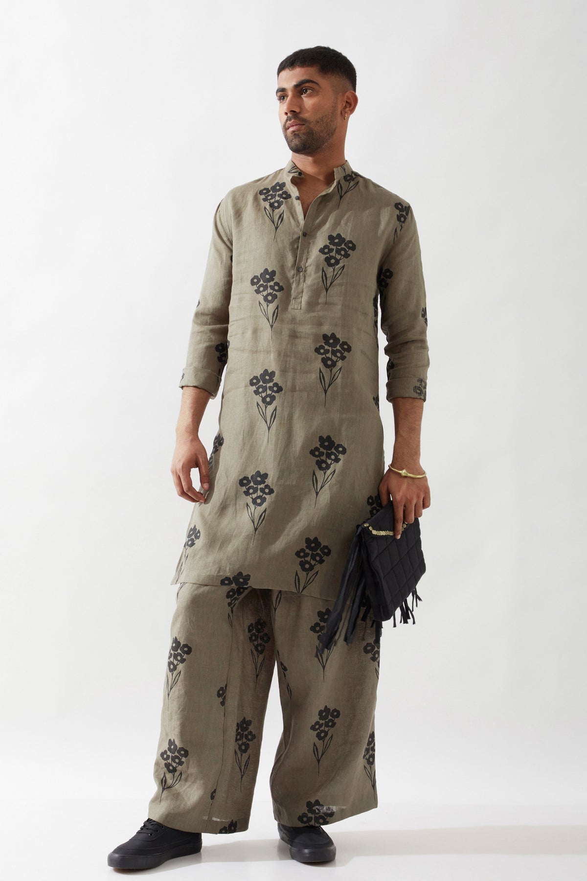 Zayn Farm Olive Kurta Set