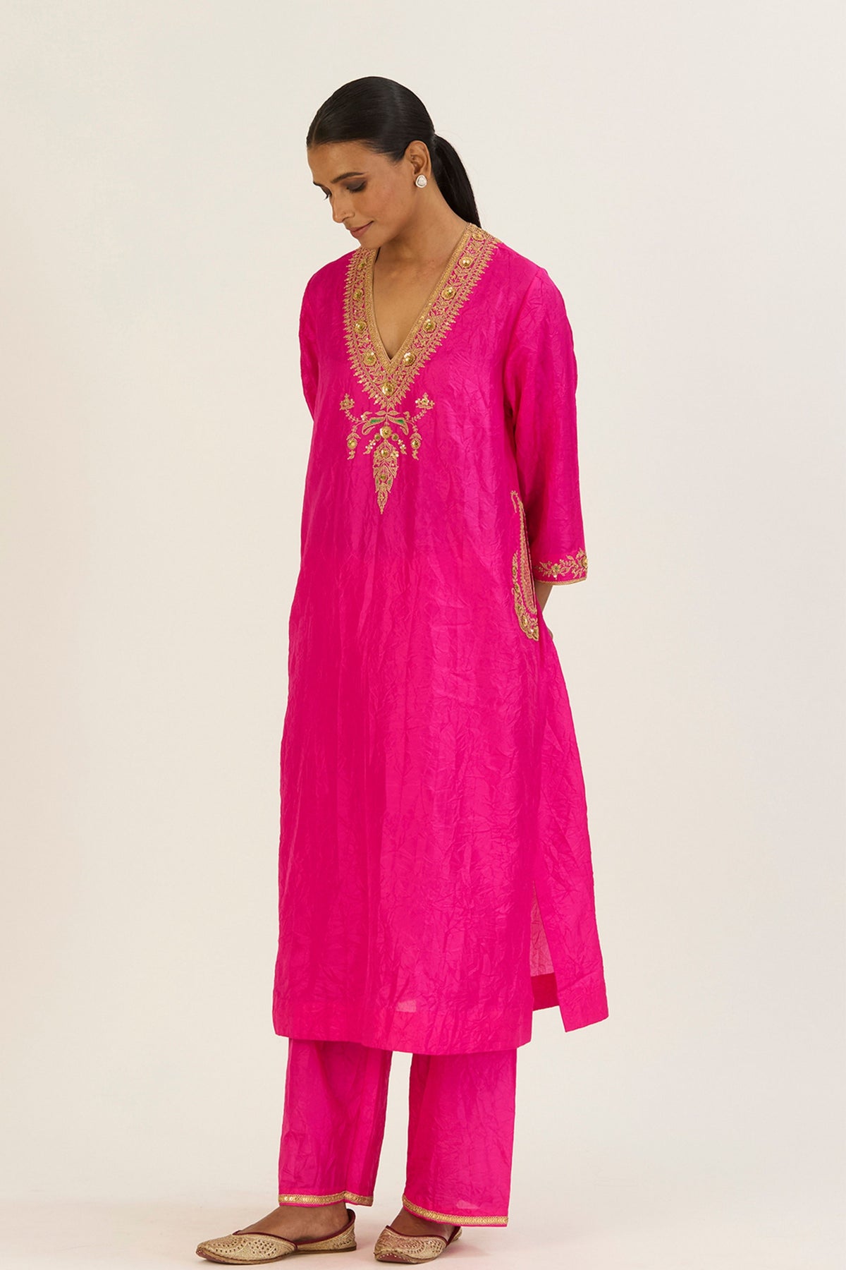 Navya Bright Pink Kurta &amp; Pants