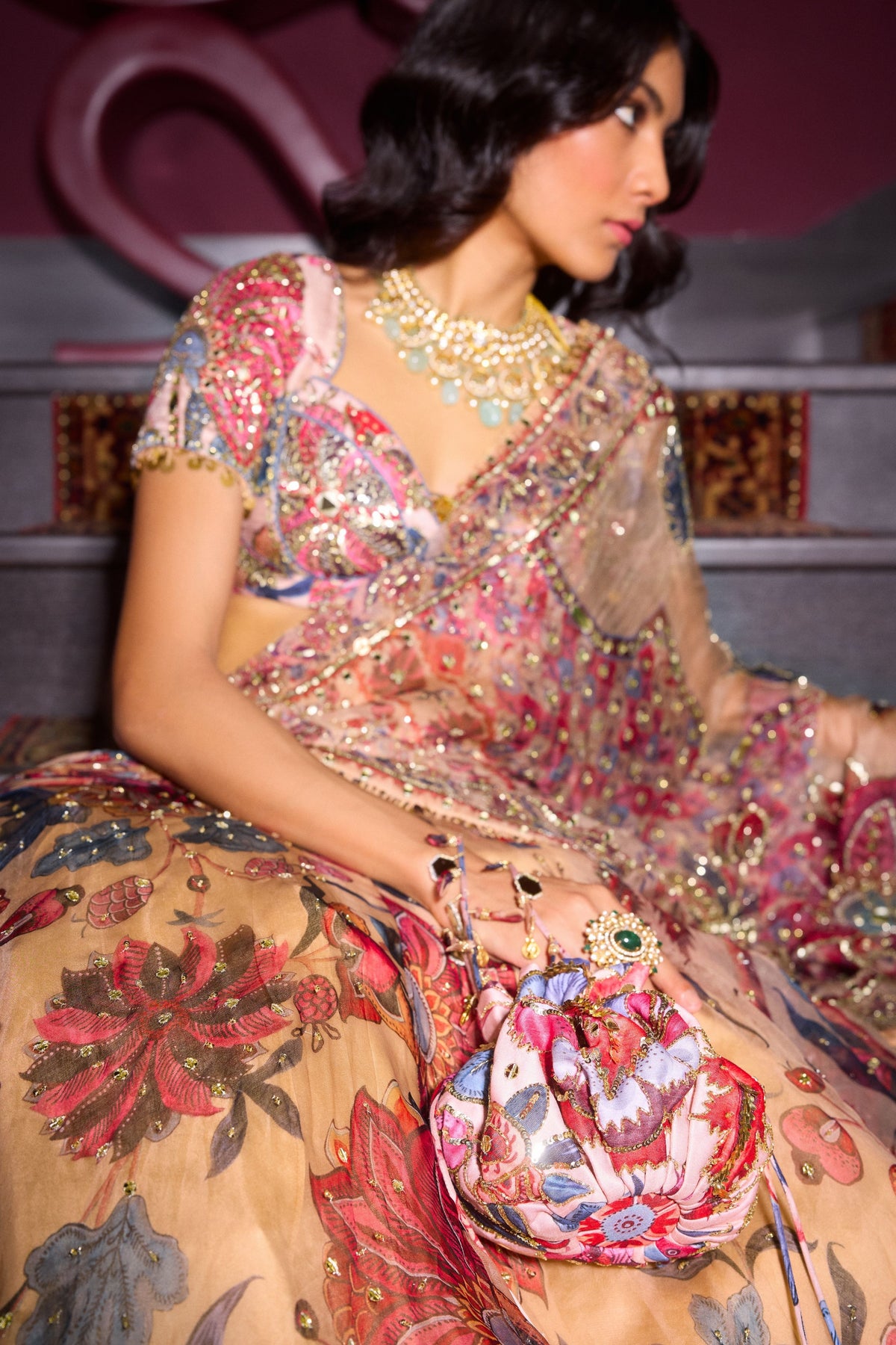Ihab Lehenga Set