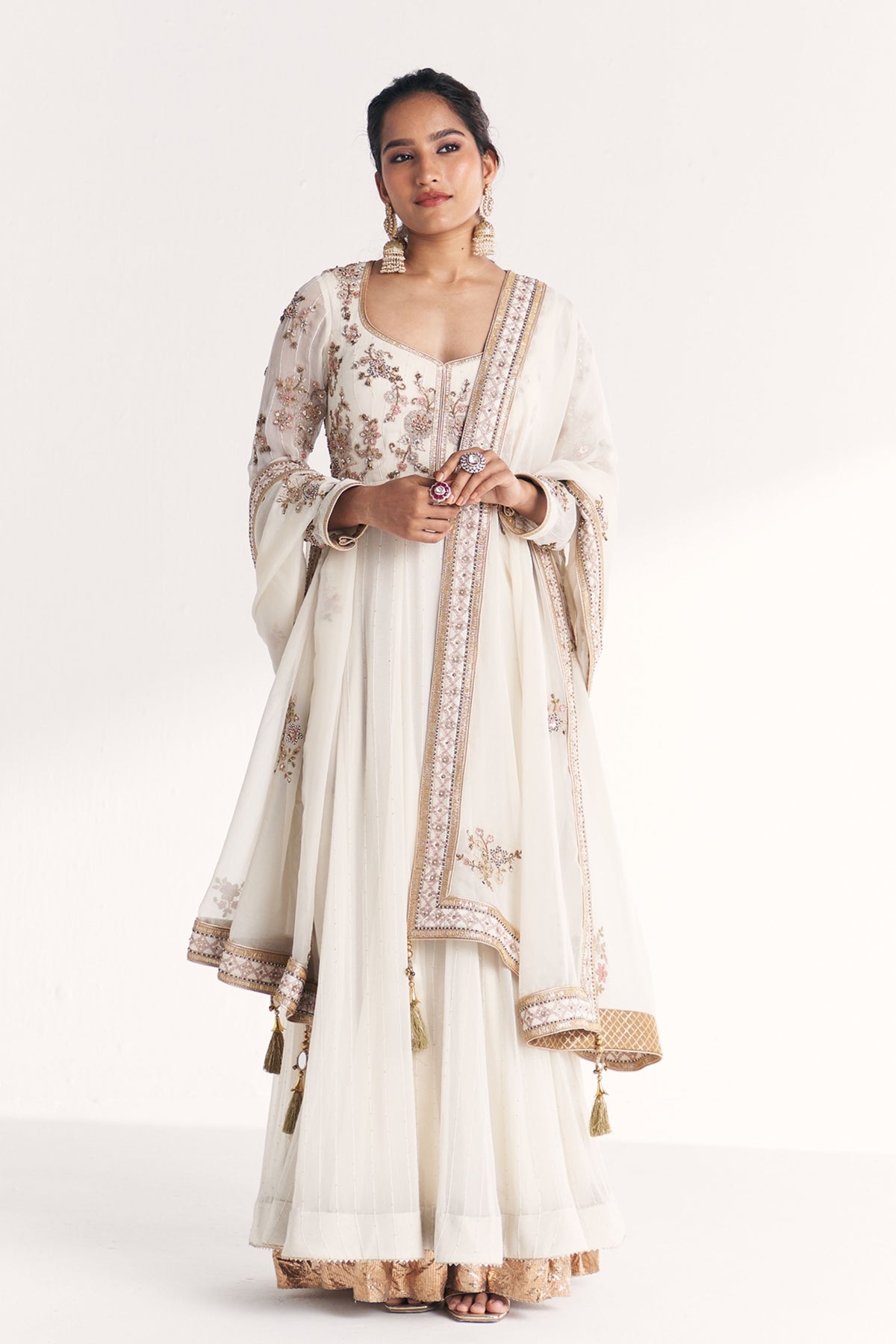 Kaushiki Ivory Anarkali