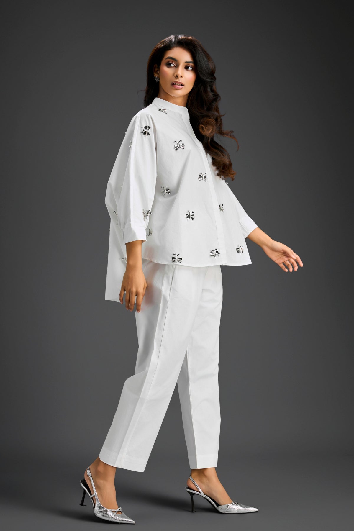 White Cotton Co-ord Set