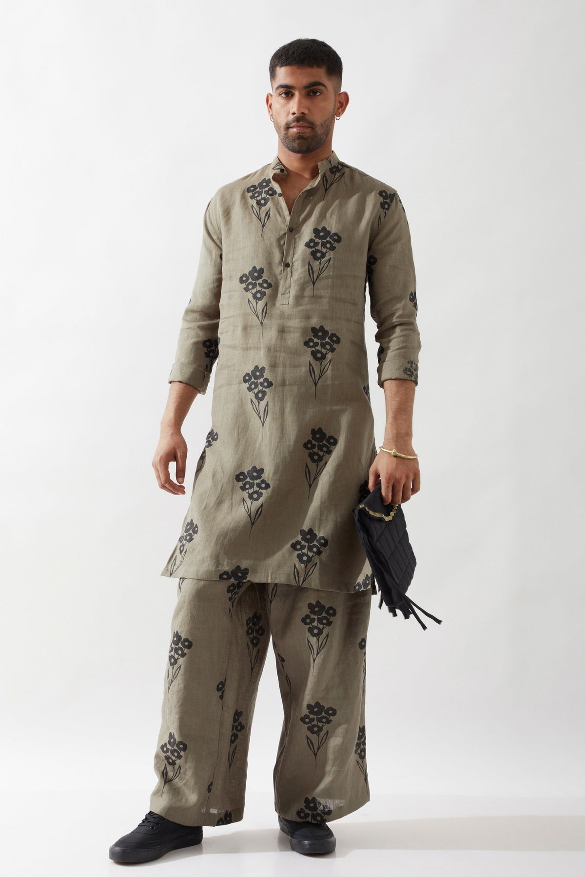 Zayn Farm Olive Kurta Set