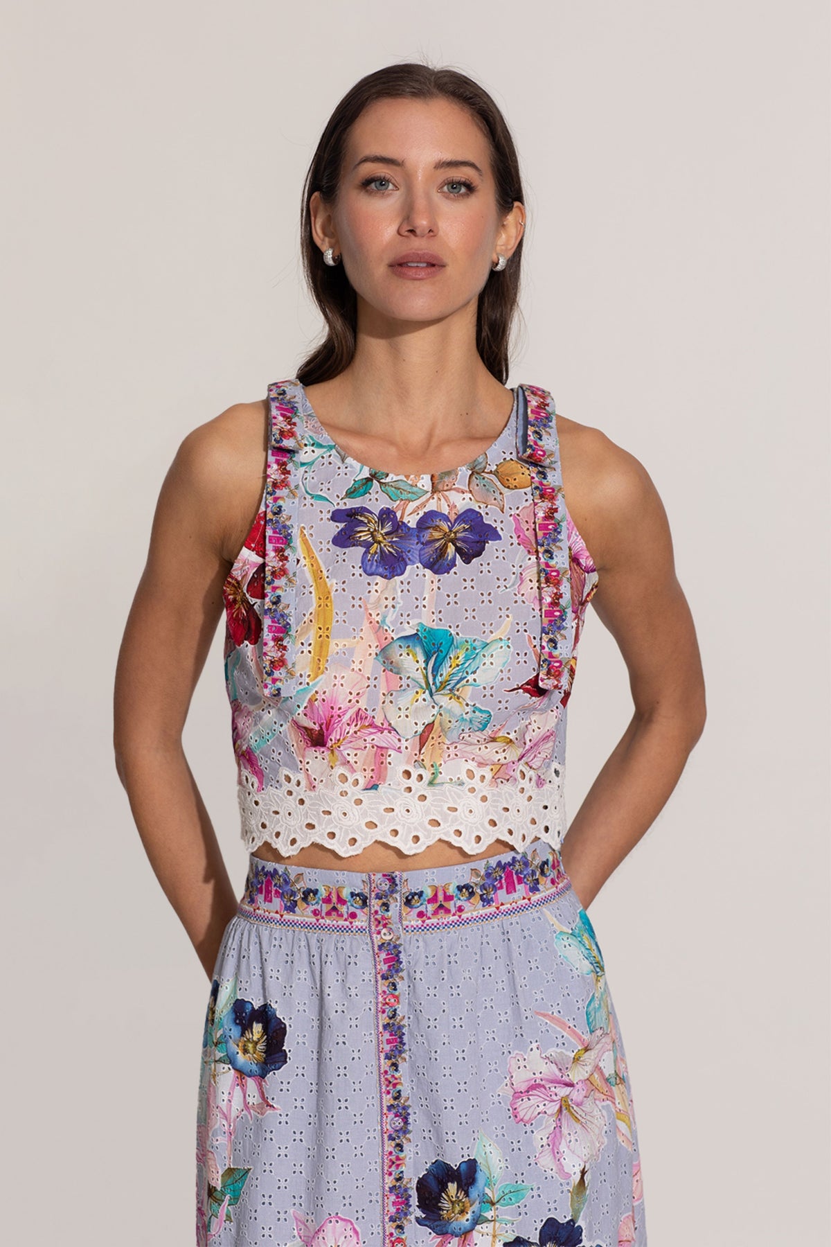 Zimi Halter Skirt Set