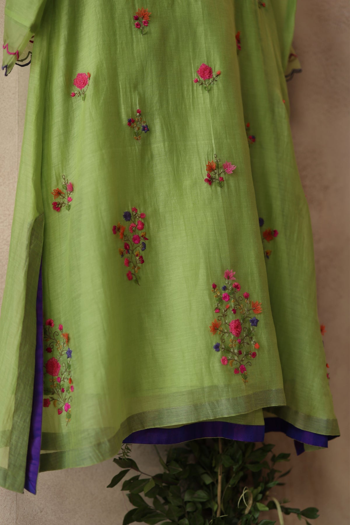 Zeya Green Kurta Set