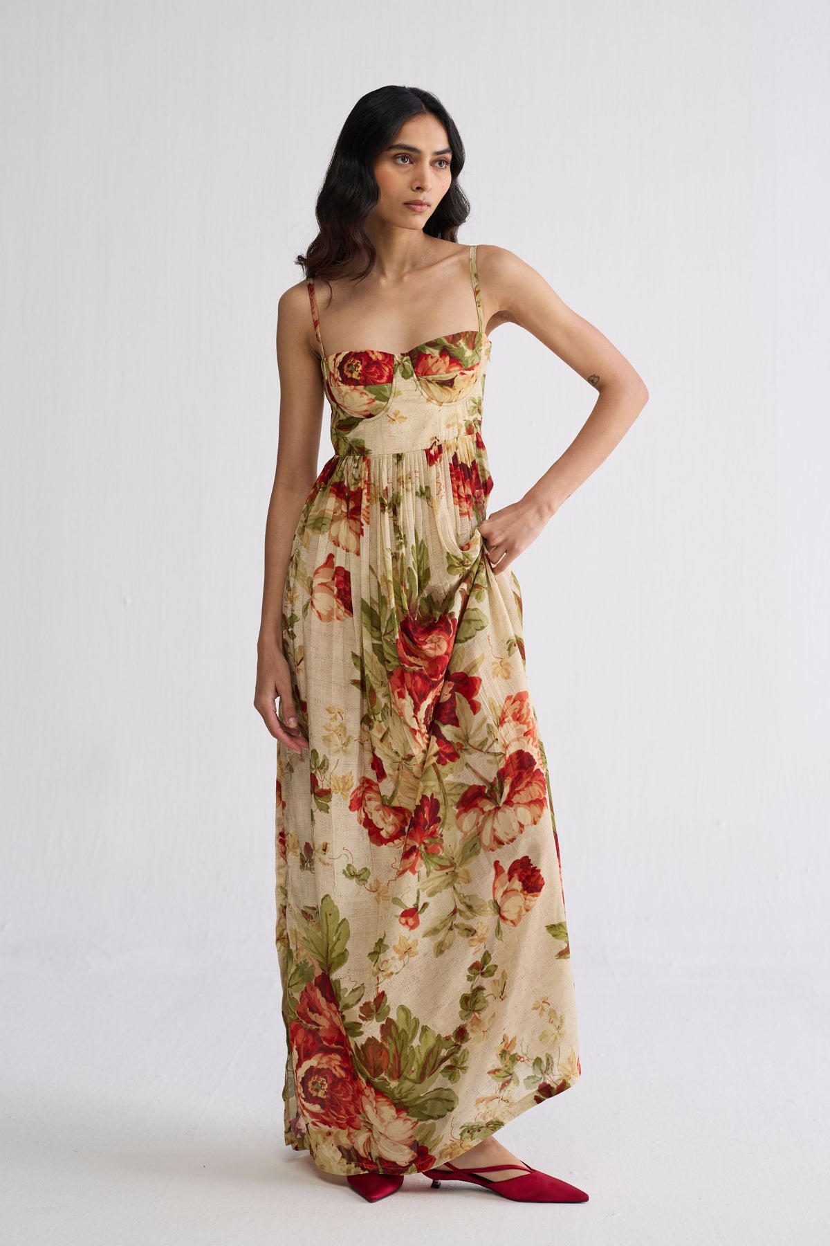 Sama Crepe Bralette Dress