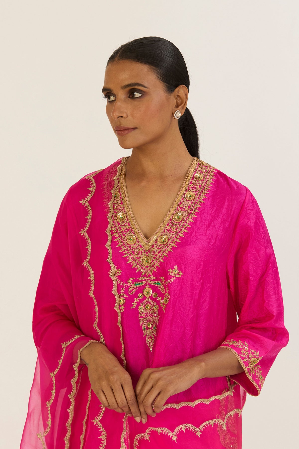 Navya Bright Pink Kurta &amp; Pants