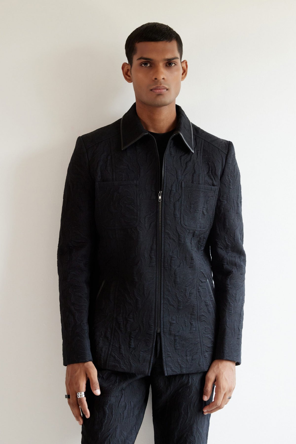 Infinity Quilt Zipper Jacket