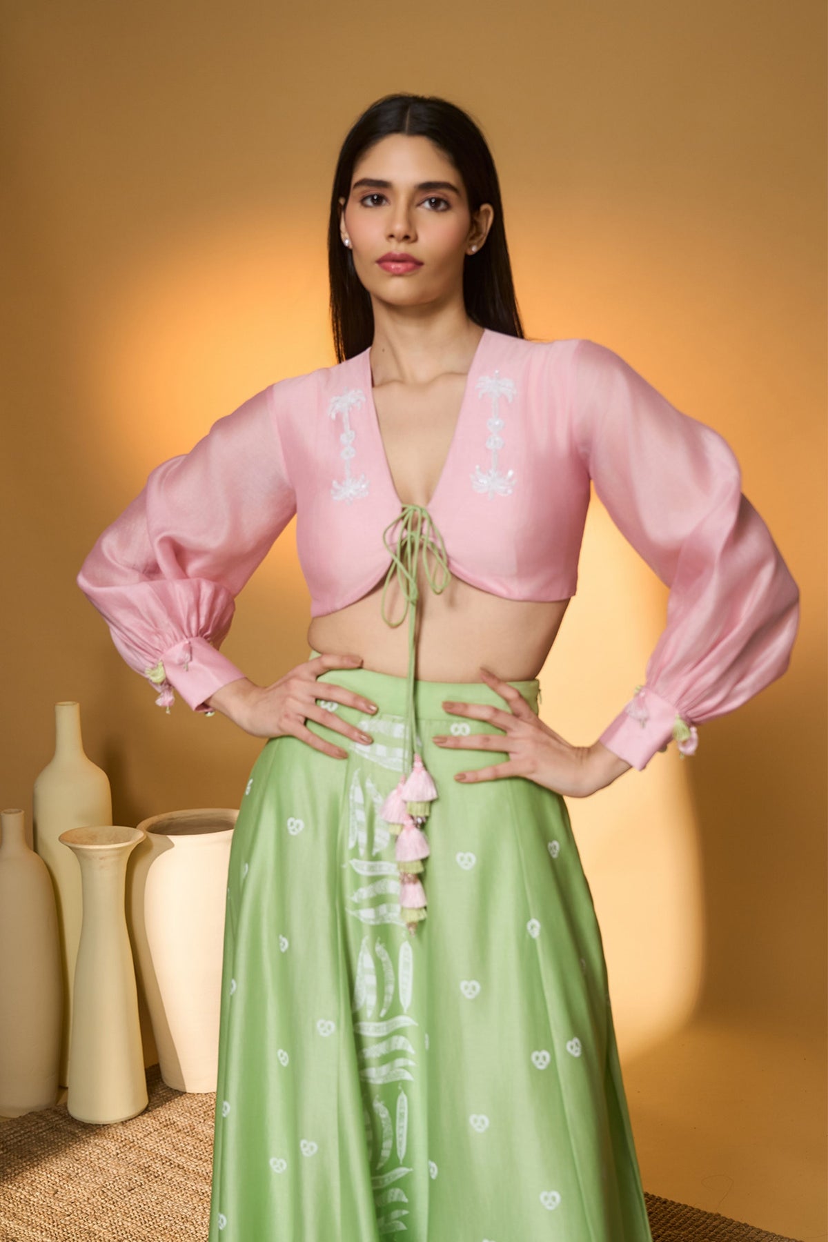 Totem Pod on Lunar Aisle Skirt Set