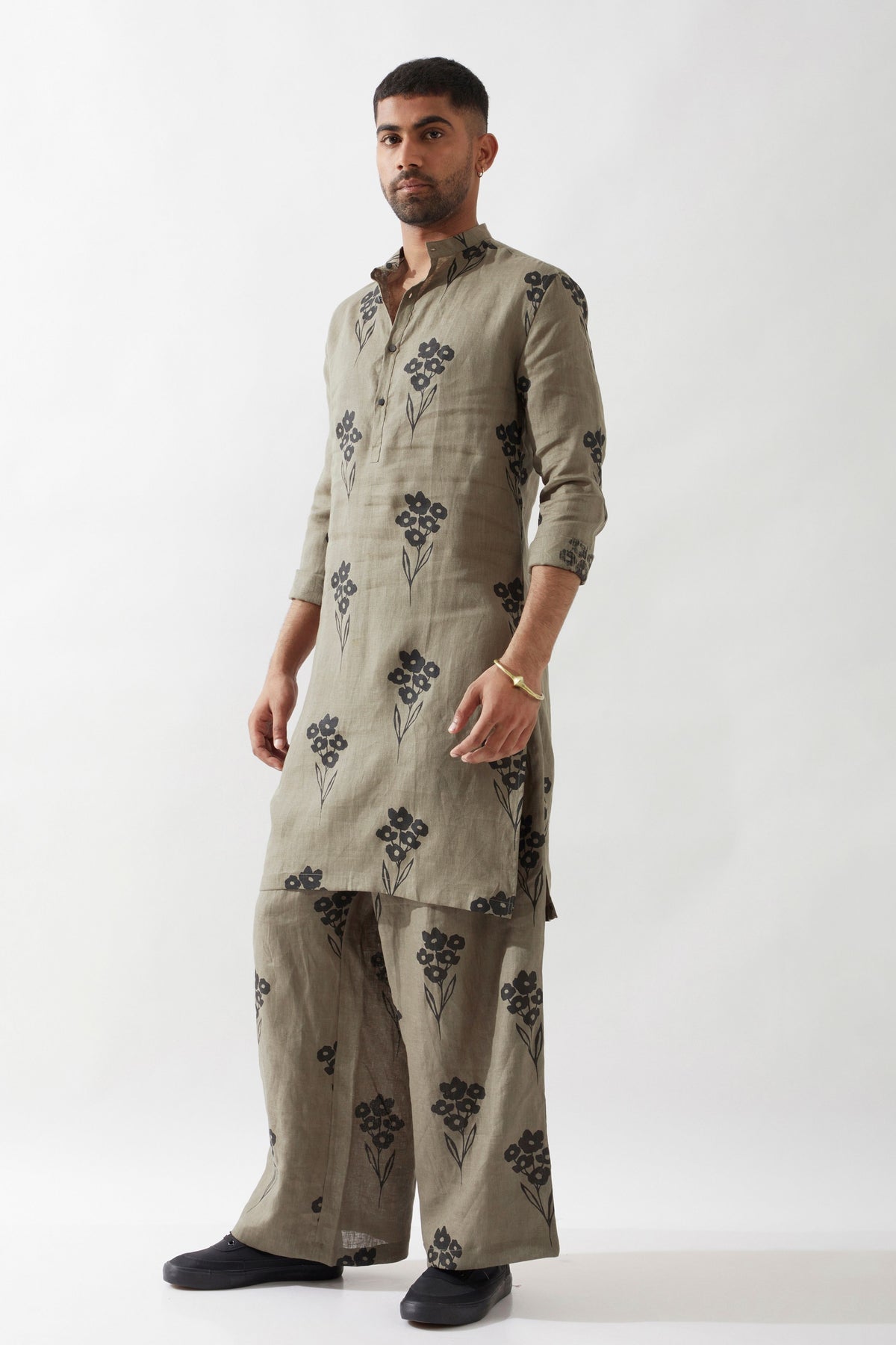Zayn Farm Olive Kurta Set
