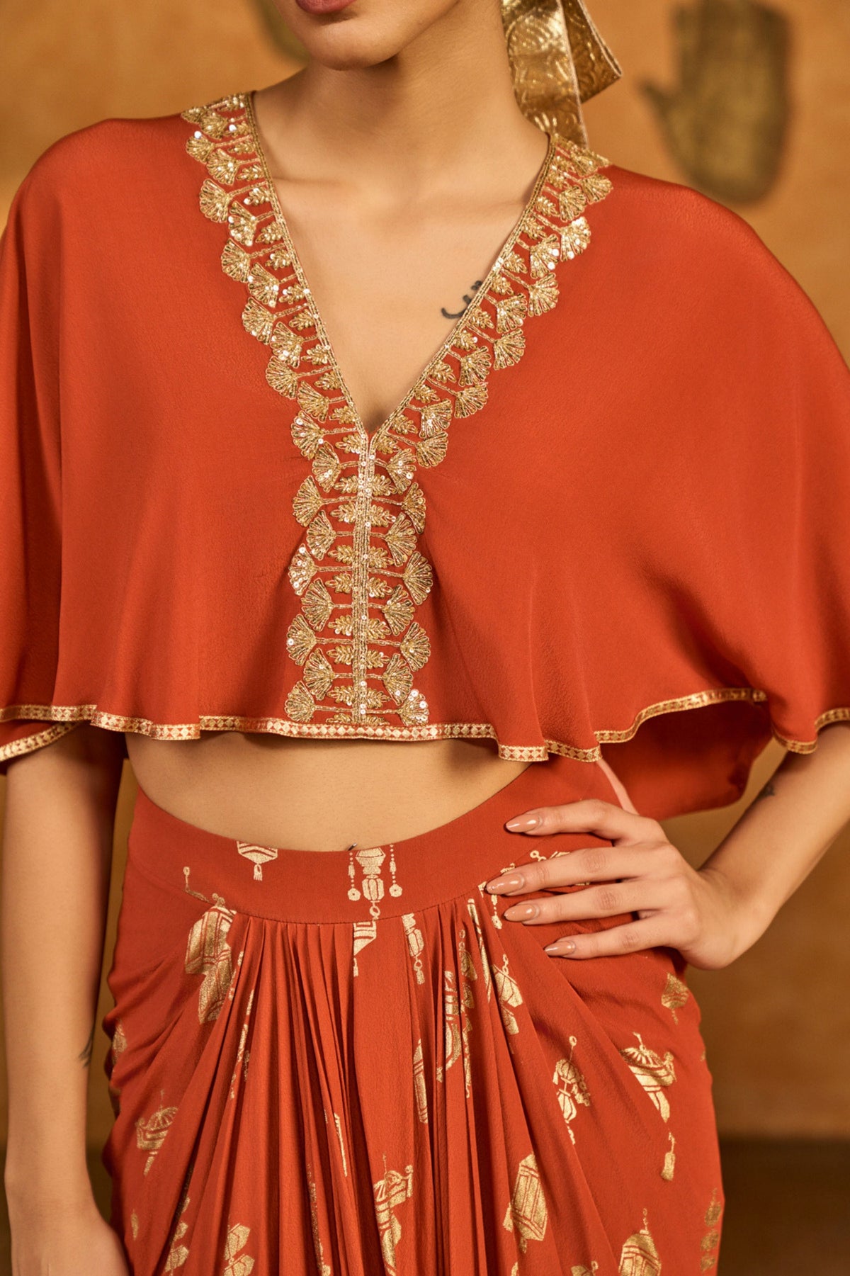 Rust Soft Lantern Co-ord Set