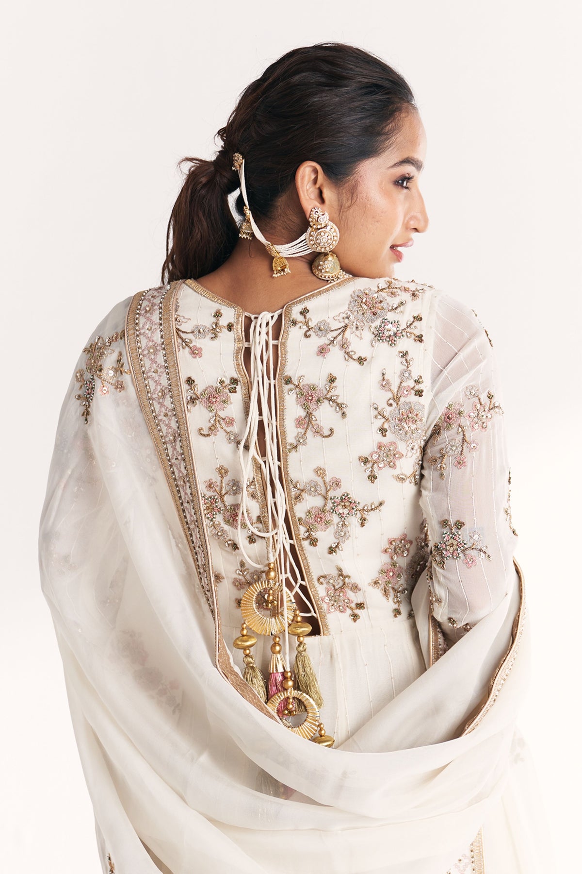 Kaushiki Ivory Anarkali