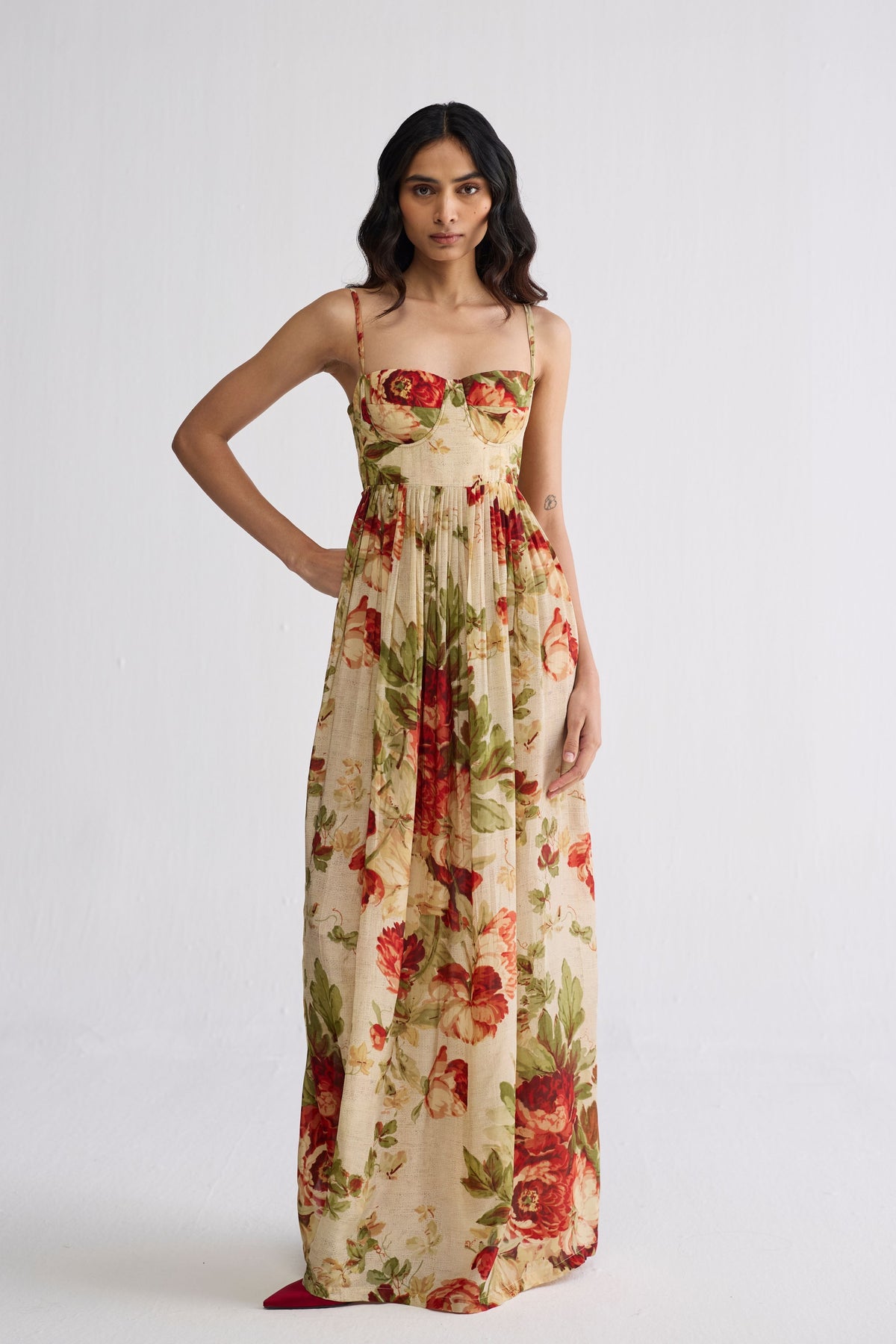 Sama Crepe Bralette Dress