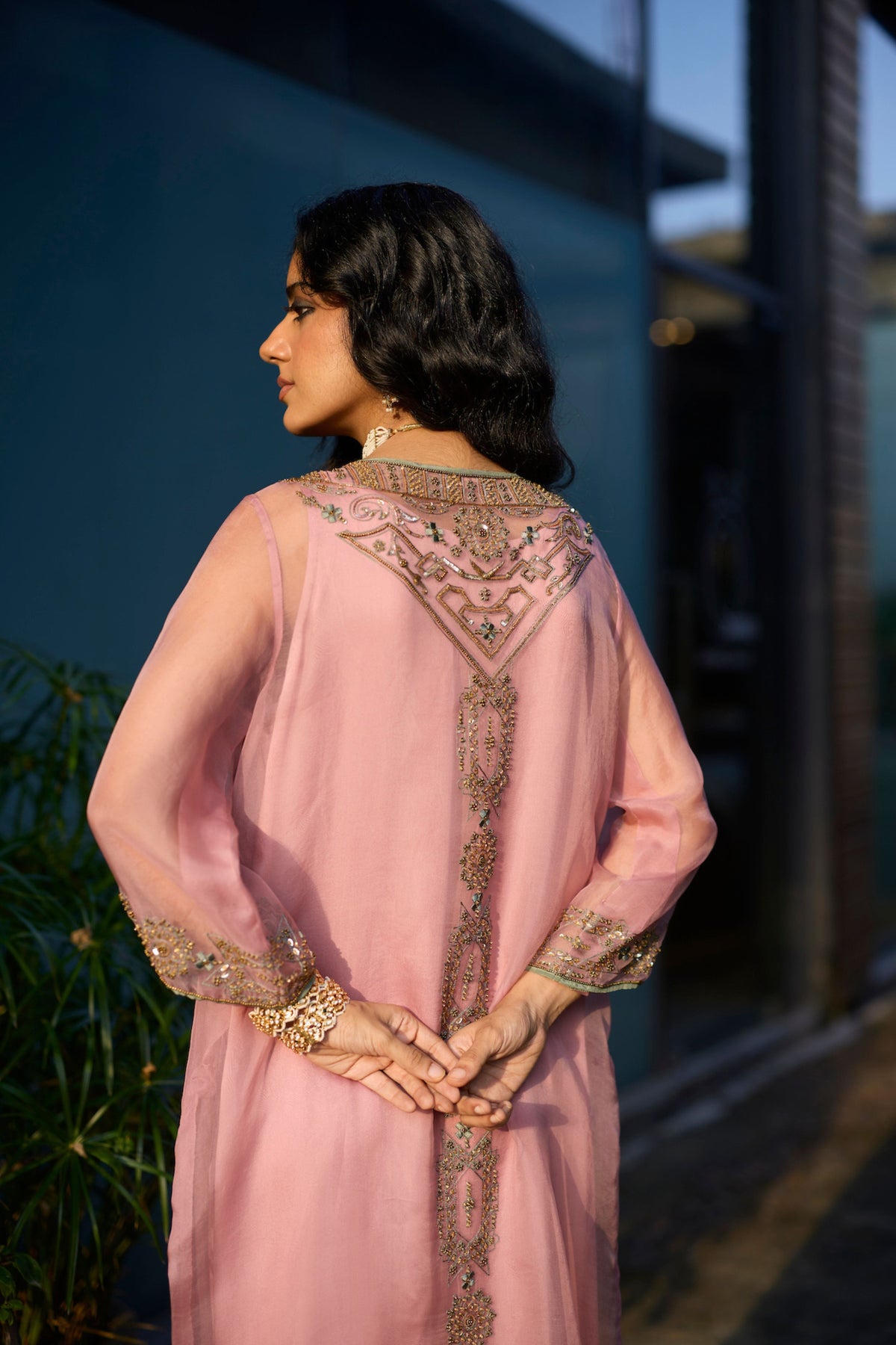 Pink Rawani Kurta Set