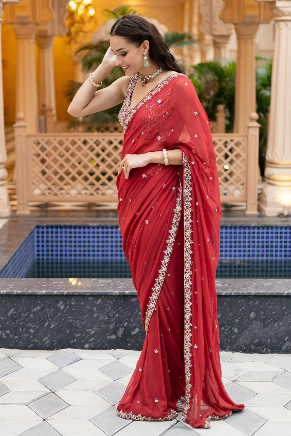 Gajjri Saree Set