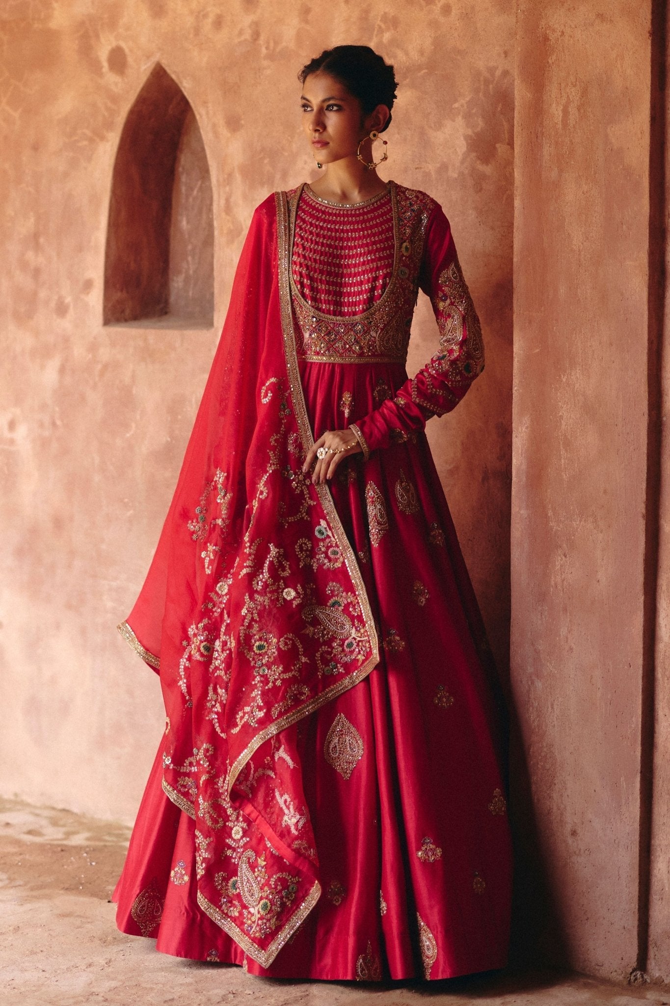 Gulrez 24 Kali Booti Kalidar Set - Petticoat Lane - Elahe