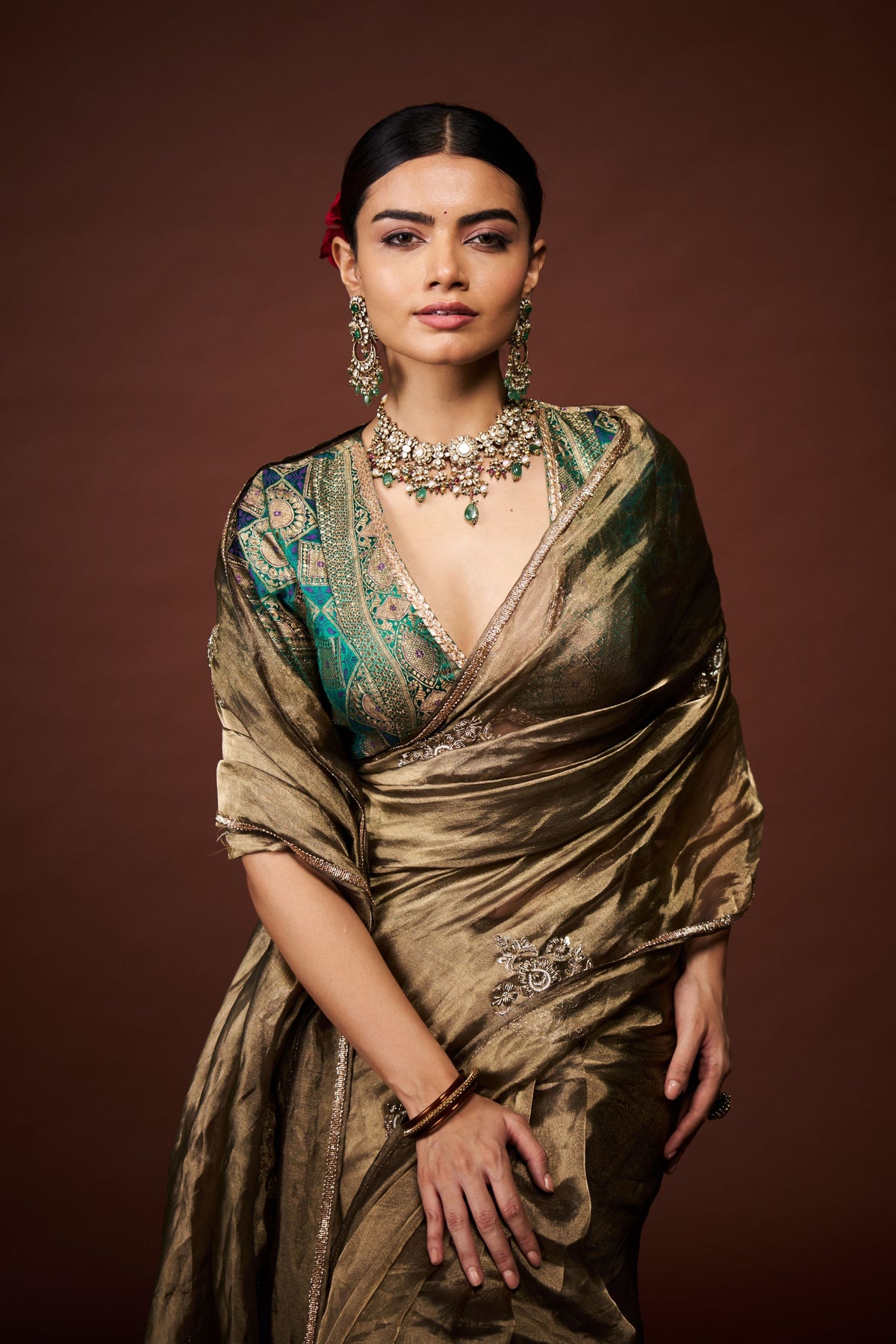 Noor boota Saree Set