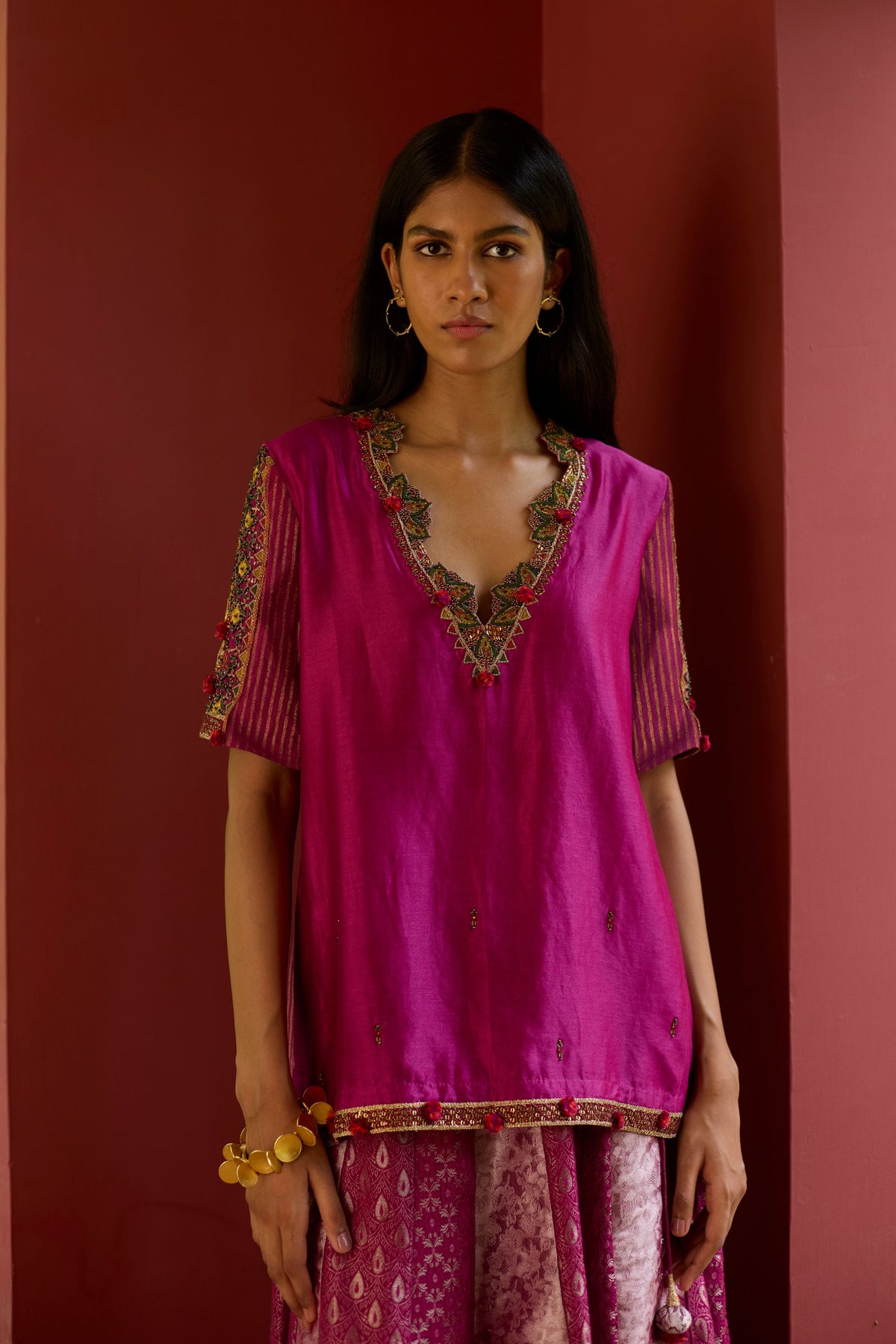 Brocade Lehenga Set