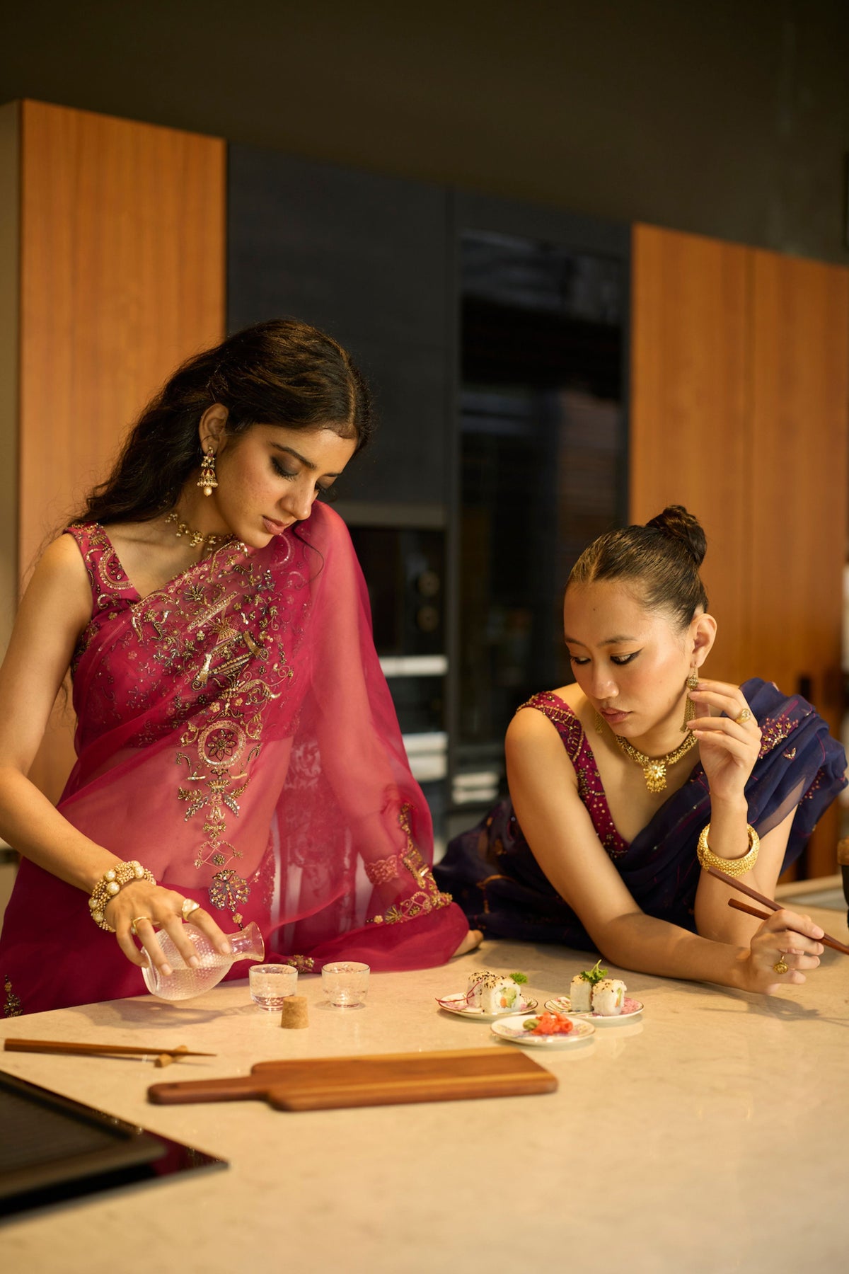 Pink Anugraha Saree