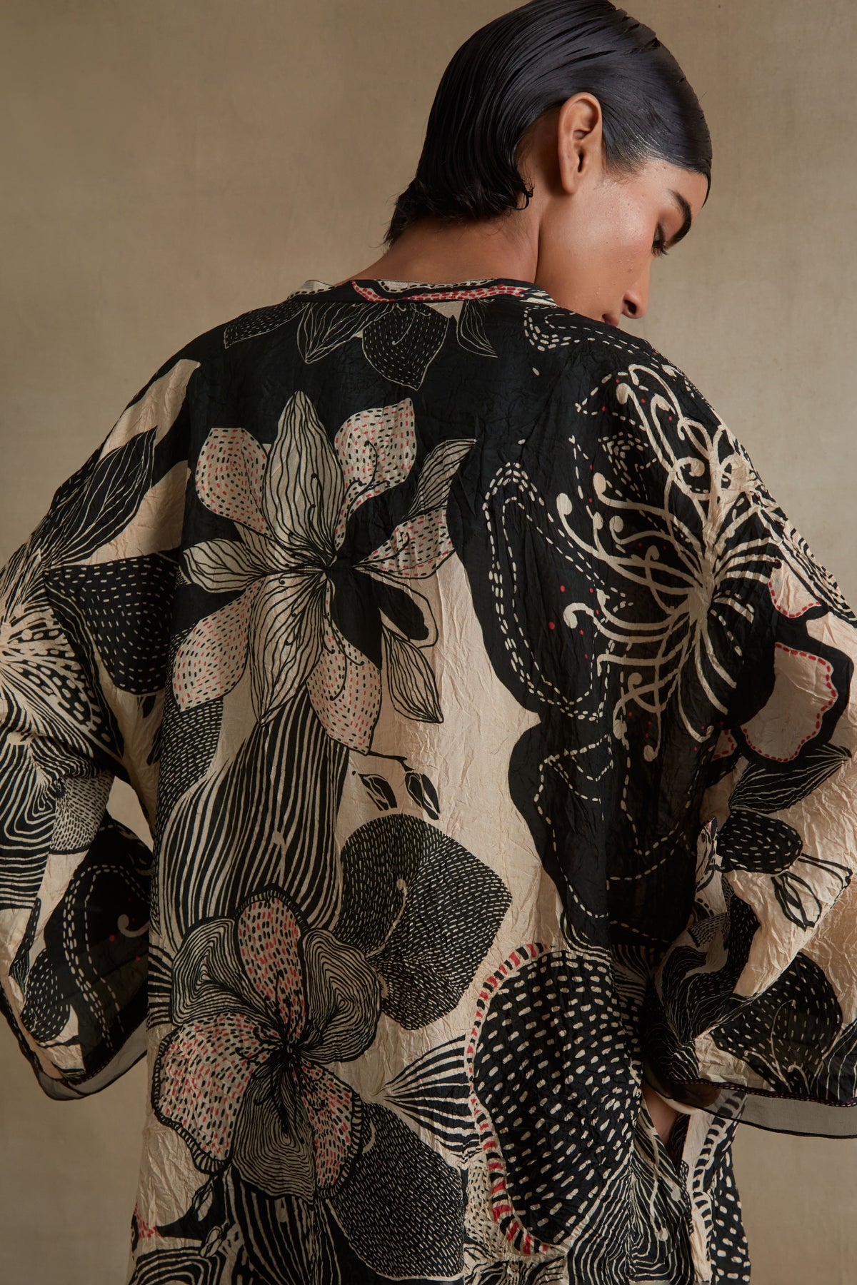 Clay Intricate Embroidered Kurta Set