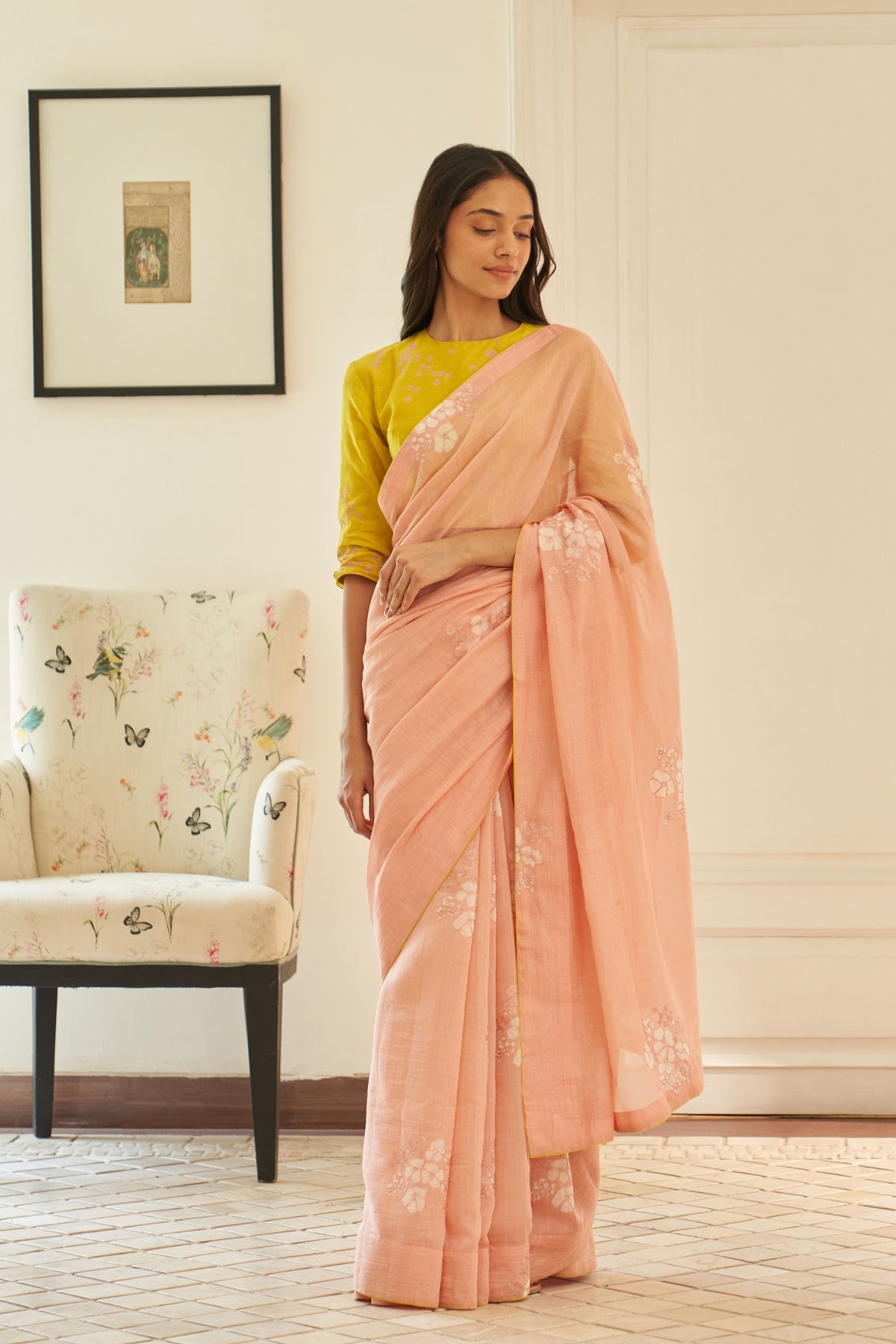 Tulip Floral Saree