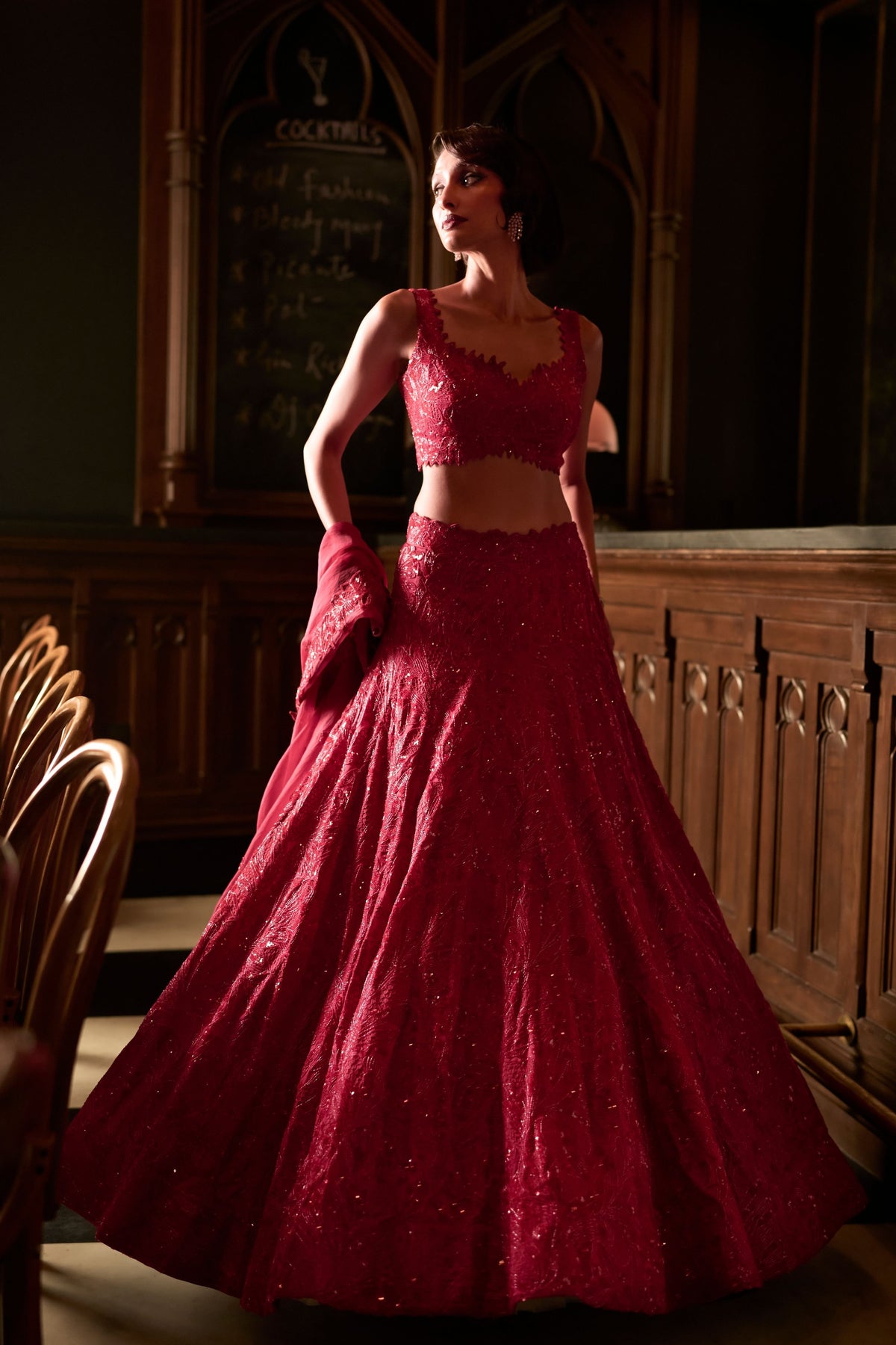 Scarlett Dust Lehenga Set