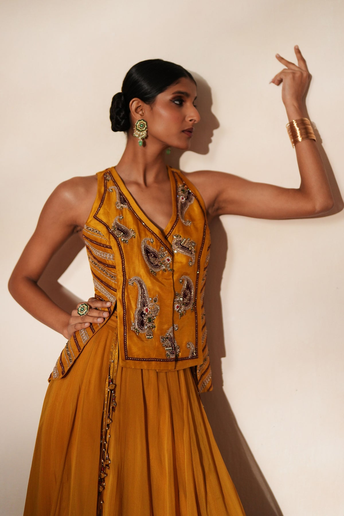 Morchakra Lehenga Set