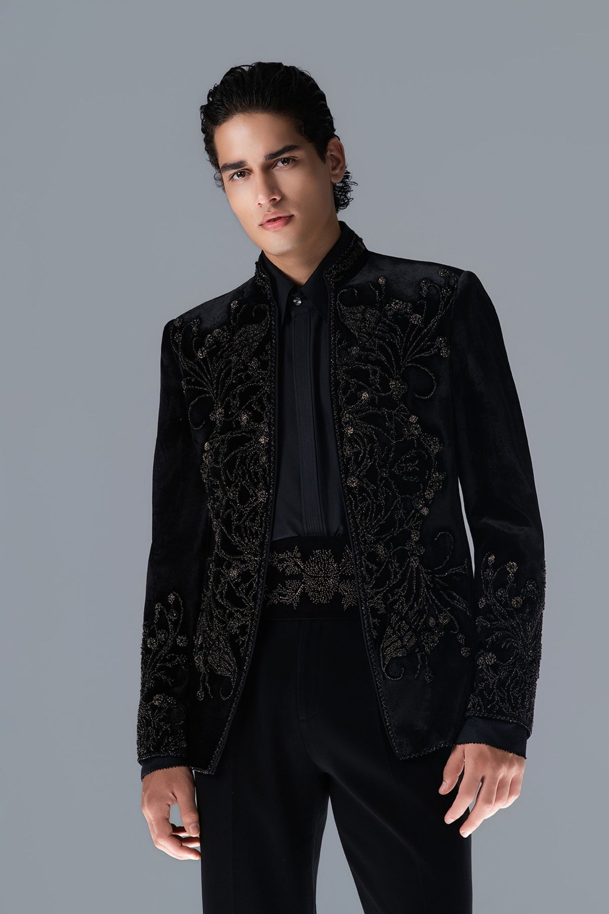 Shadow Pine Bandhgala Set