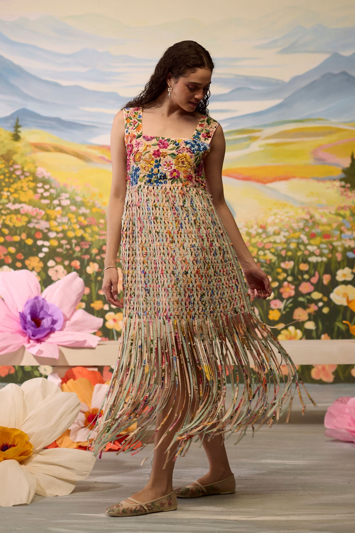 Sorbet Smocked Dress