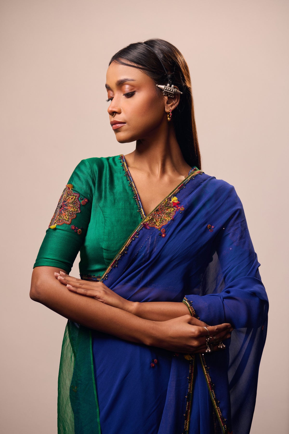Mor Saree Set