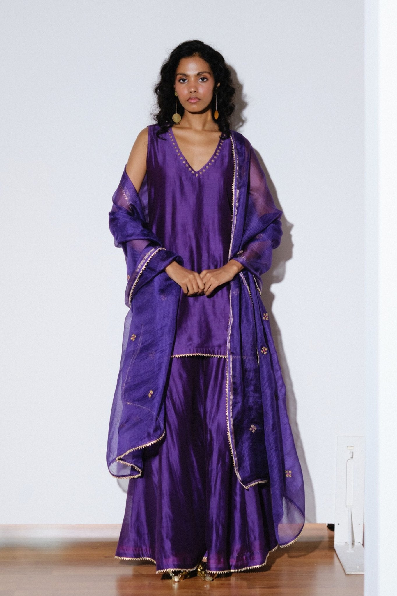 Angoor Dupatta - Khara Kapas - Elahe