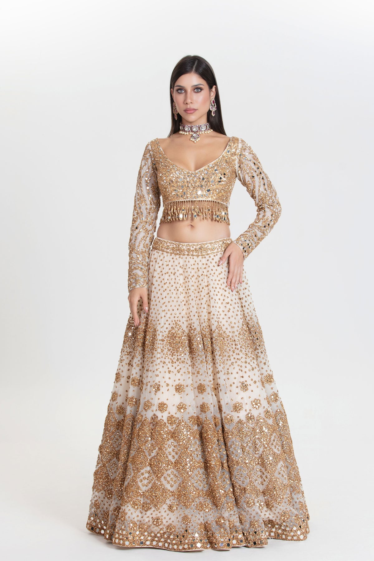 Mogra Love Lehenga Set
