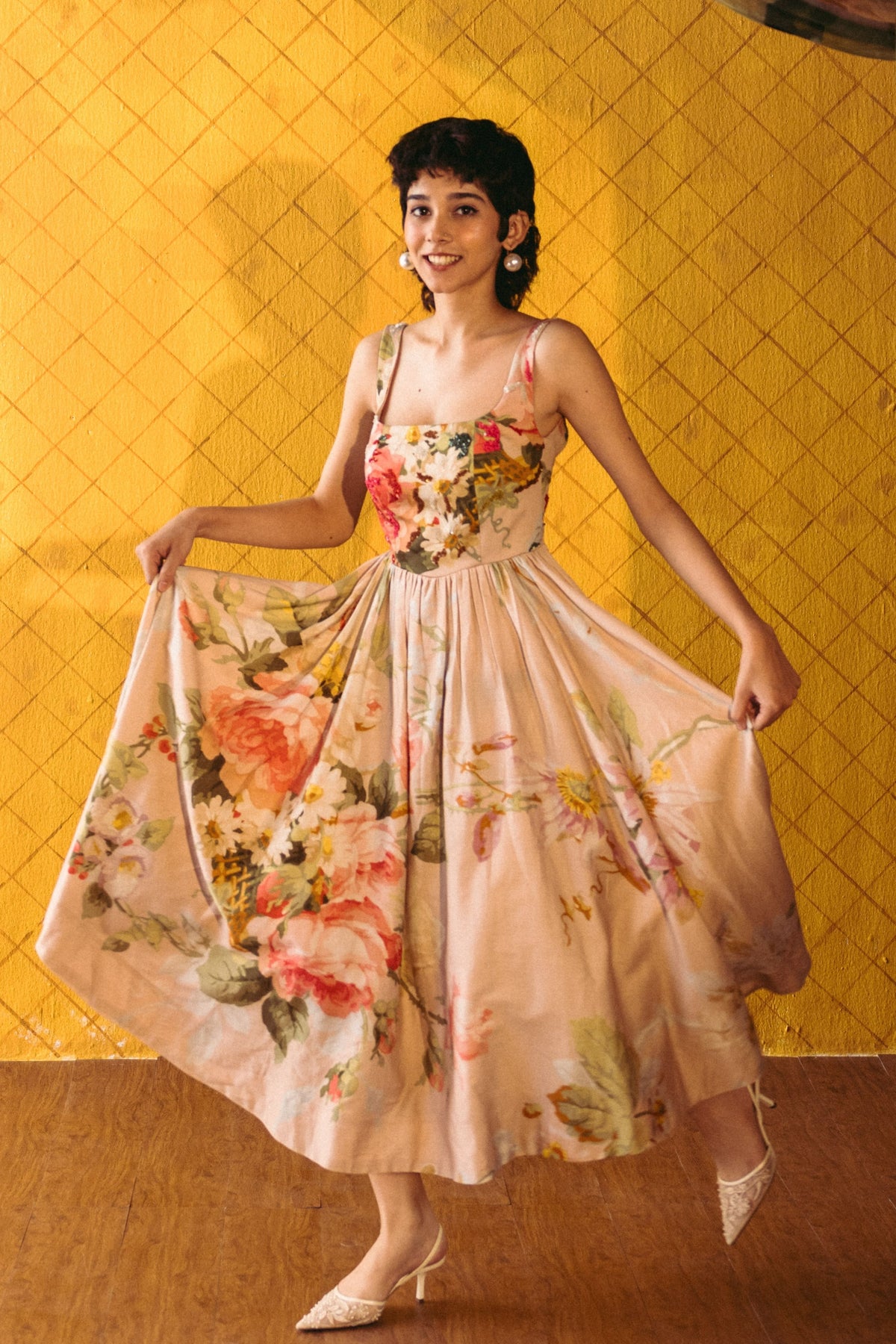 Hazel Embroidered Dress