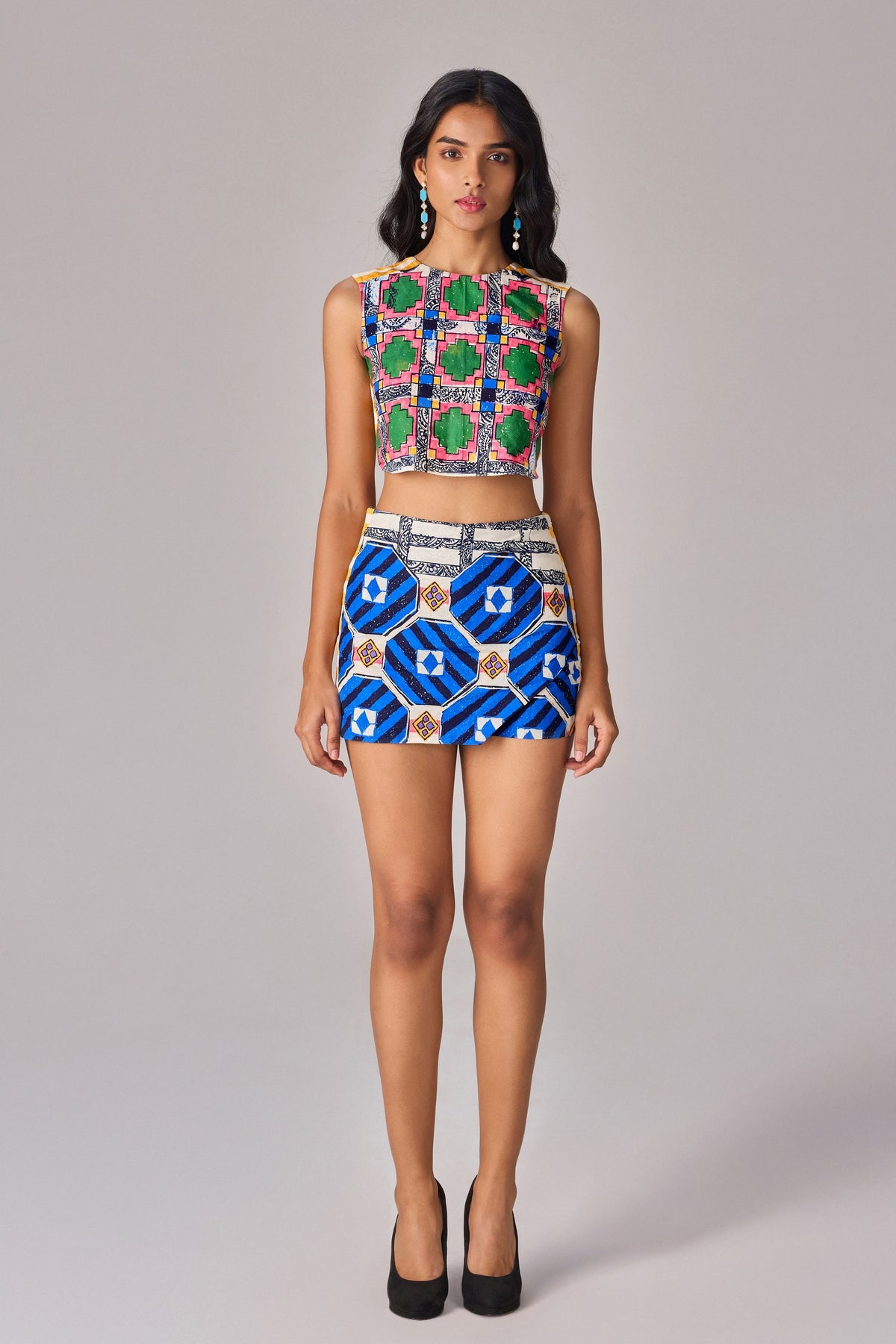 Funky Geo Zelda Blouse